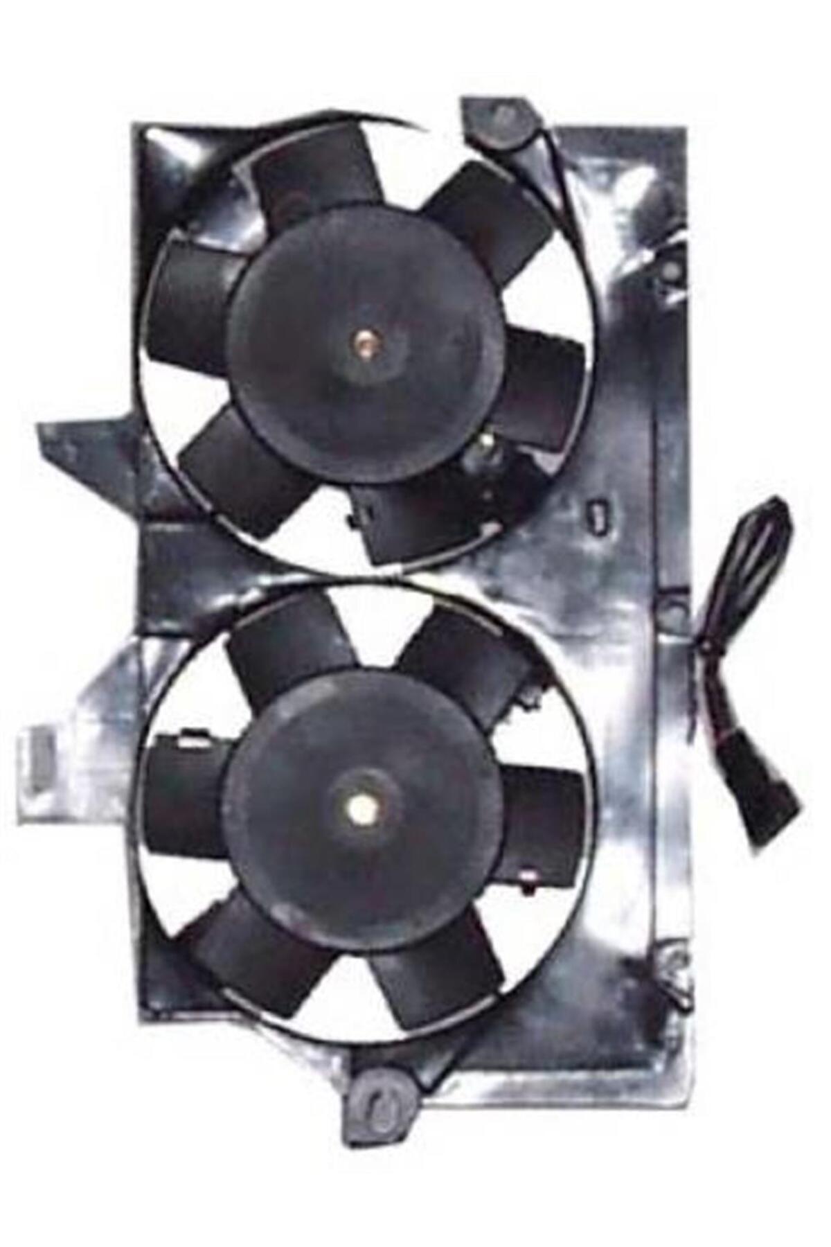 OEM NO 94VB8C607CG UYUMLU FORD TRANSIT V184 02/06 KLİMA FAN DAVLUMBAZI KOMPLE ÇİFTLİ MOTORSUZ (TRAVE