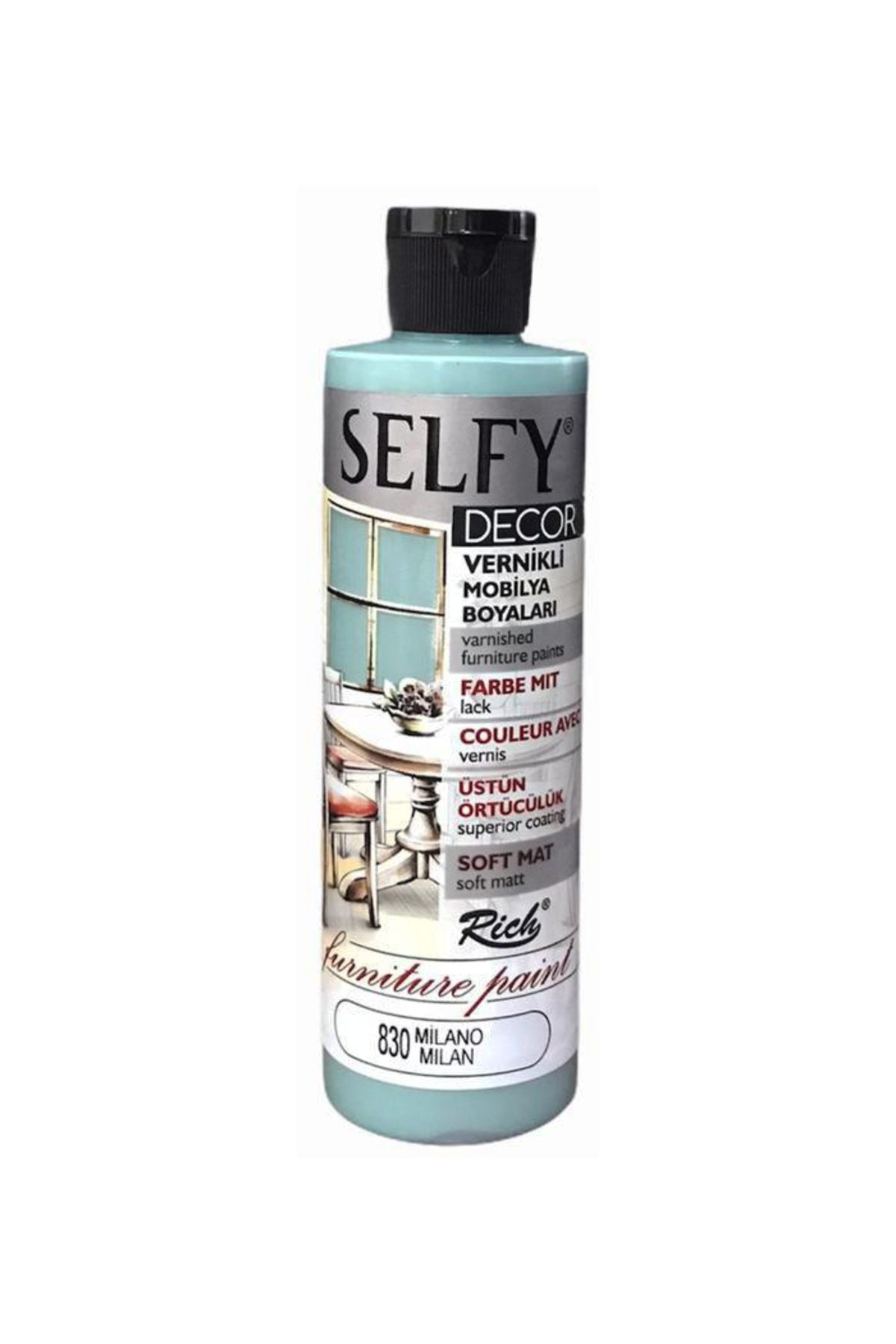 Rich Boya Rıch Selfy Decor Akrilik Boya 830 Milano 240 Cc