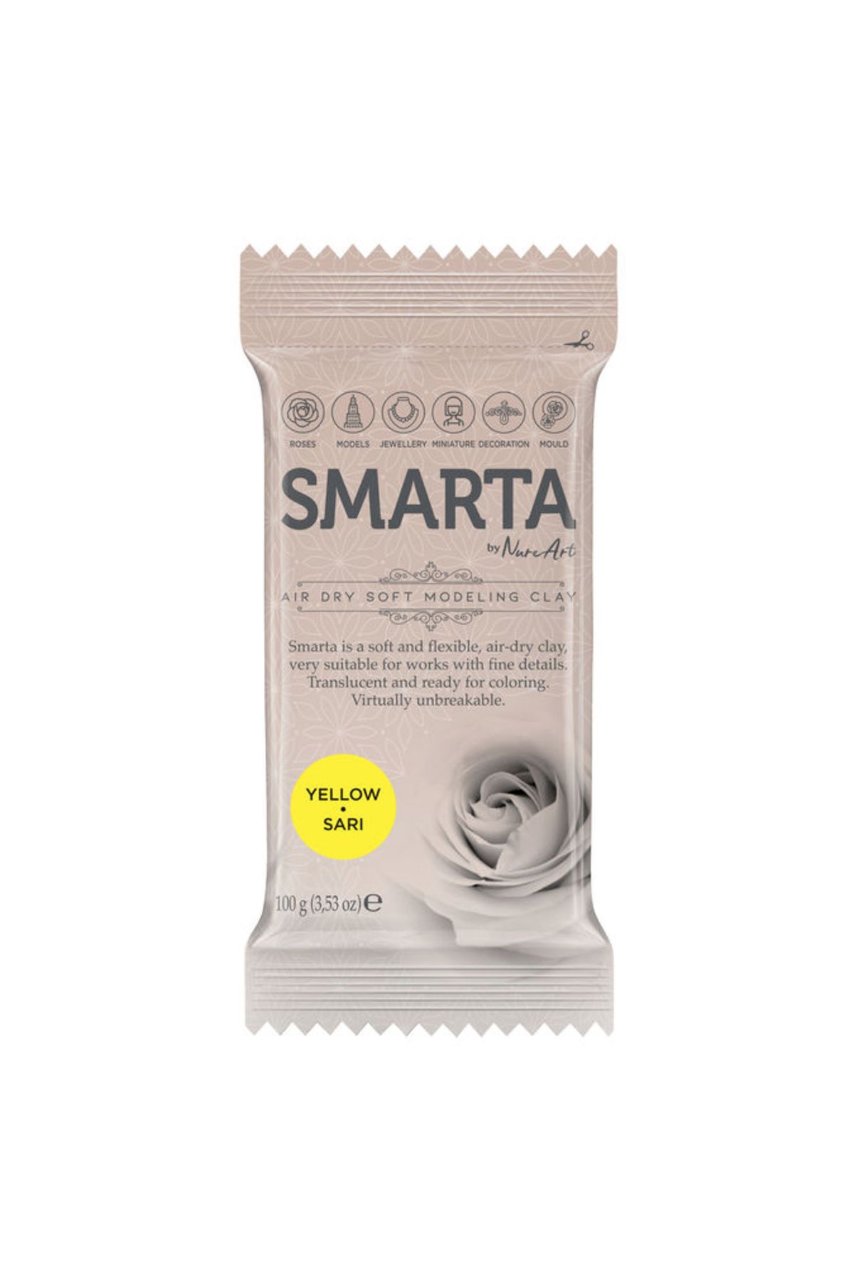 Smarta Modelleme Hamuru 100 G - Sarı