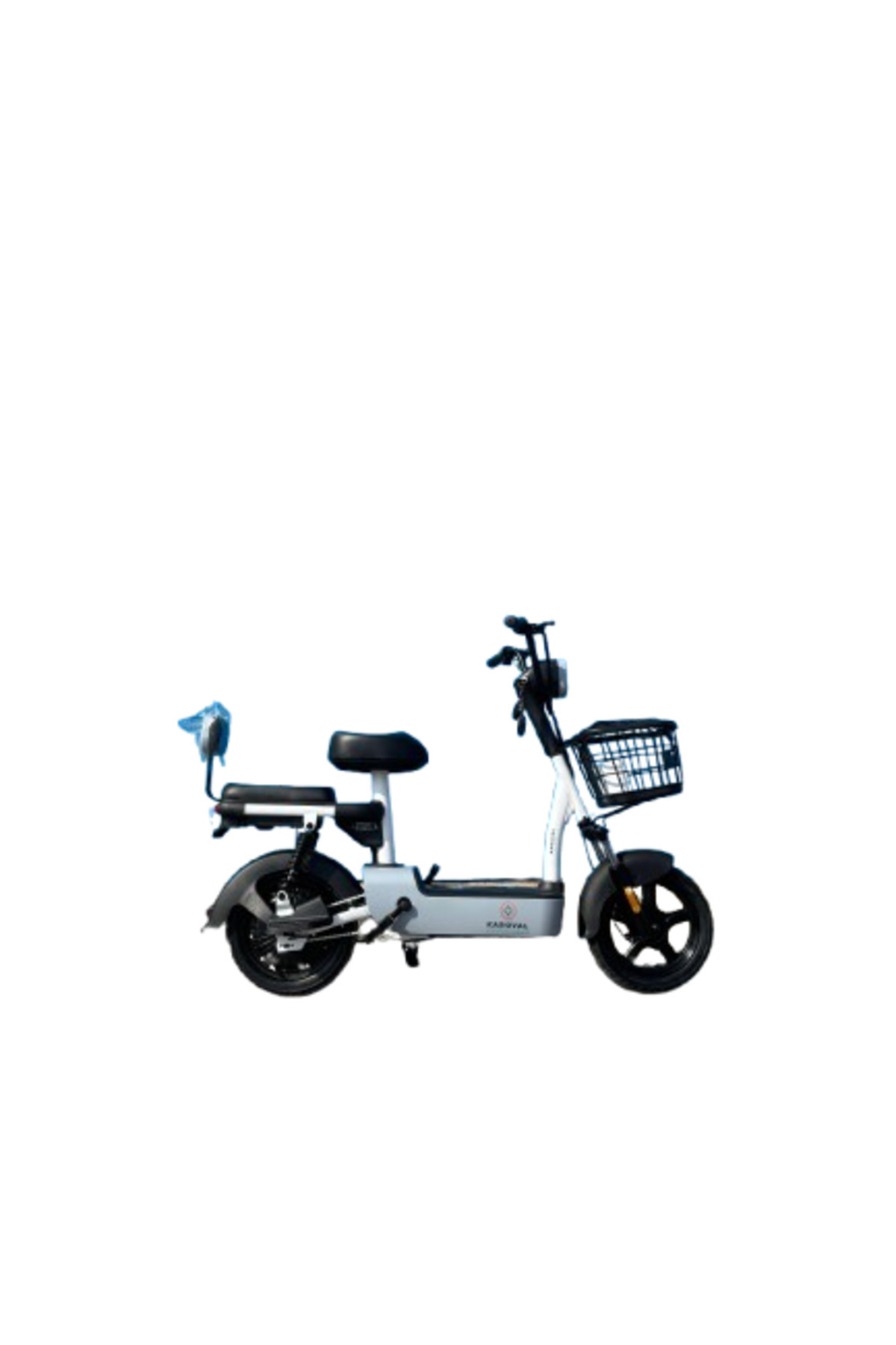 KAROVAL Kıtty Gri Elektrikli Bisiklet - Güçlü Performans ve Stil