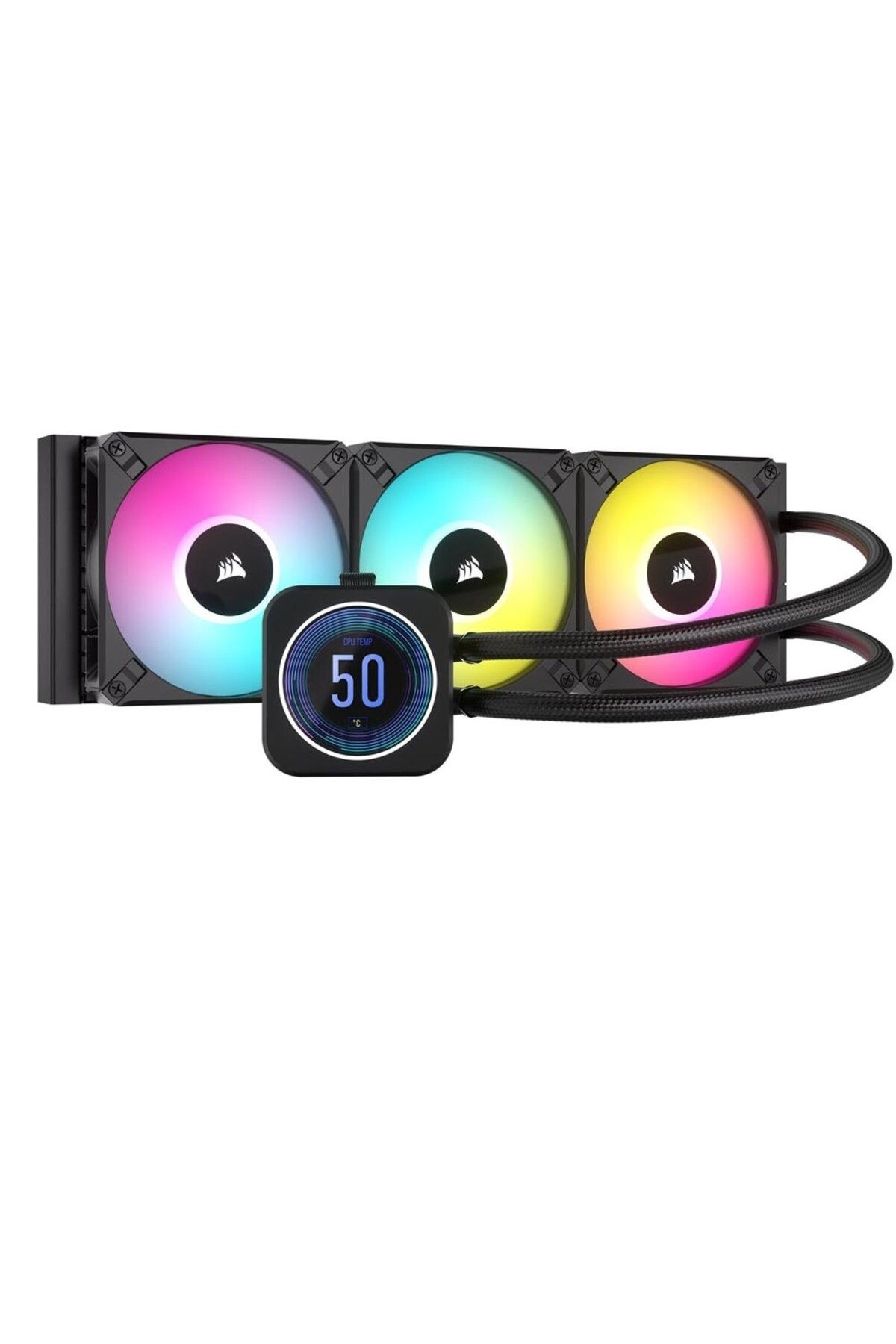 Corsair İcue H150i Elıte Lcd Xt (CW-9060075-WW) Lcd Ekranlı 360mm Işlemci Sıvı Soğutucusu