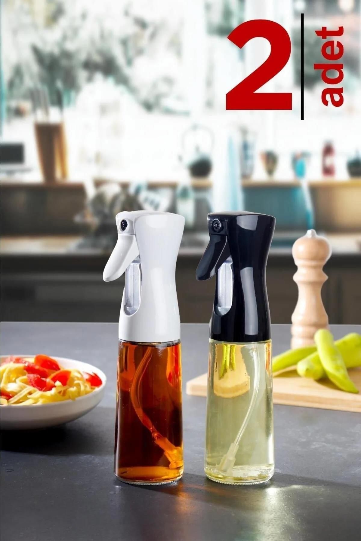 Genel Markalar 2 Li Yağdanlık Sprey Air Fryer Cam Yağlık Mist Püskürtücü 225 ml 15717