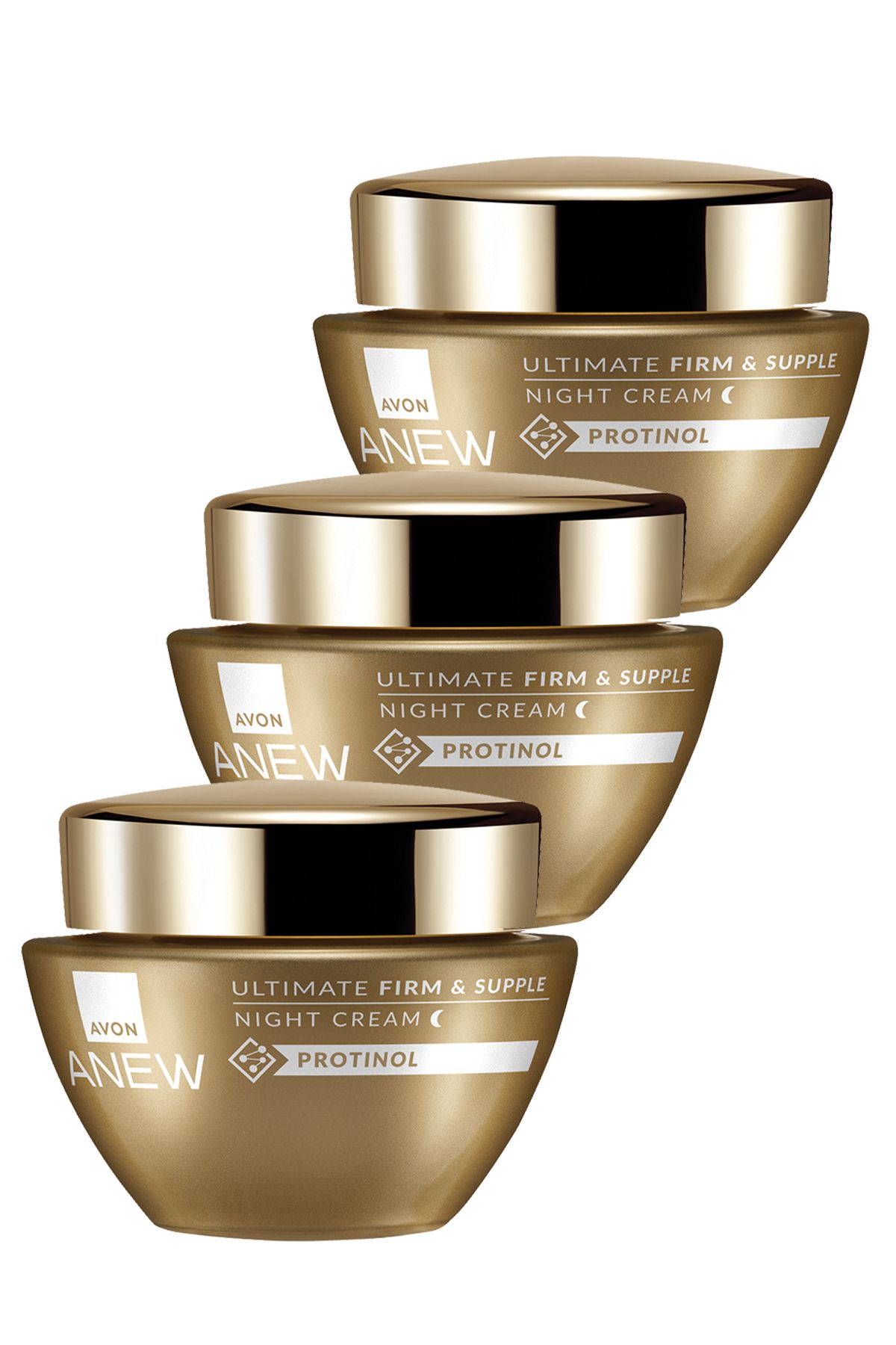Avon Anew Ultimate Firm & Supple Gece Kremi 50 Ml. Üçlü Set