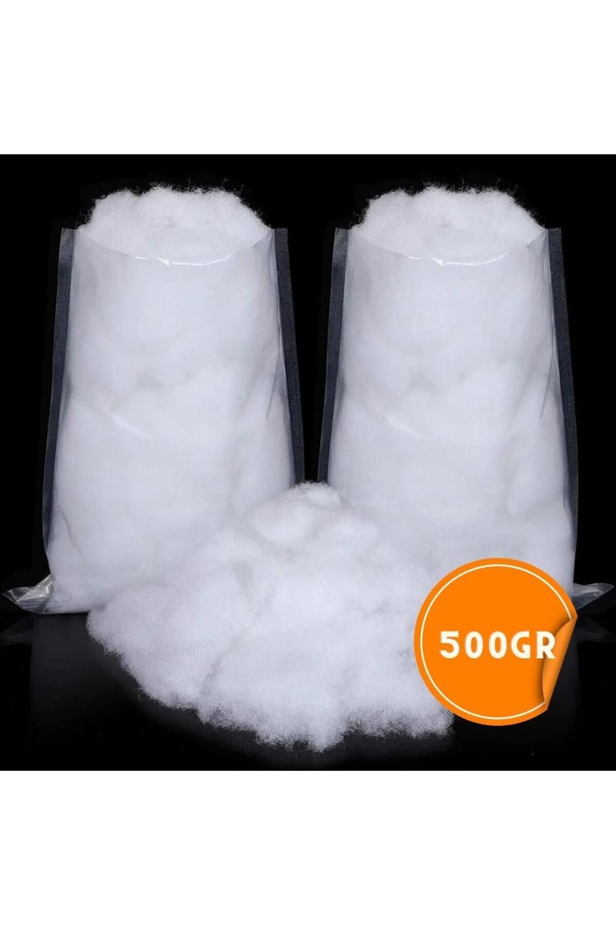 Yamesa %100 Saf Silikon 500gr Boncuk Elyaf Dolgu – Yastık, Kırlent, Yorgan Ve Oyuncak Doldurma Için