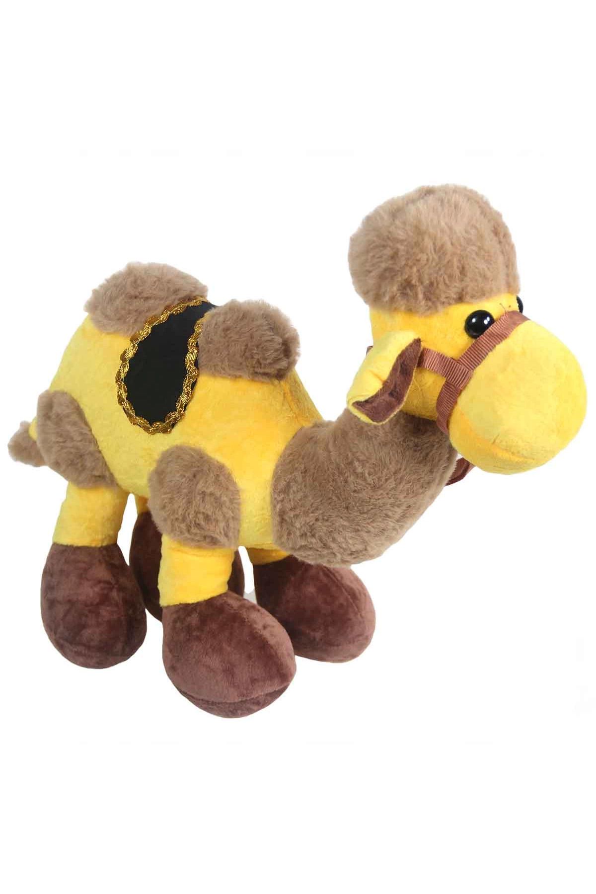 TOYFEST Peluş Sesli Dua Okuyan (LEBBEYK ALLAHÜMME LEBBEYK, LEBBEYKE LÂ ŞERÎKE LEKE LEBBEY) Deve 38 Cm