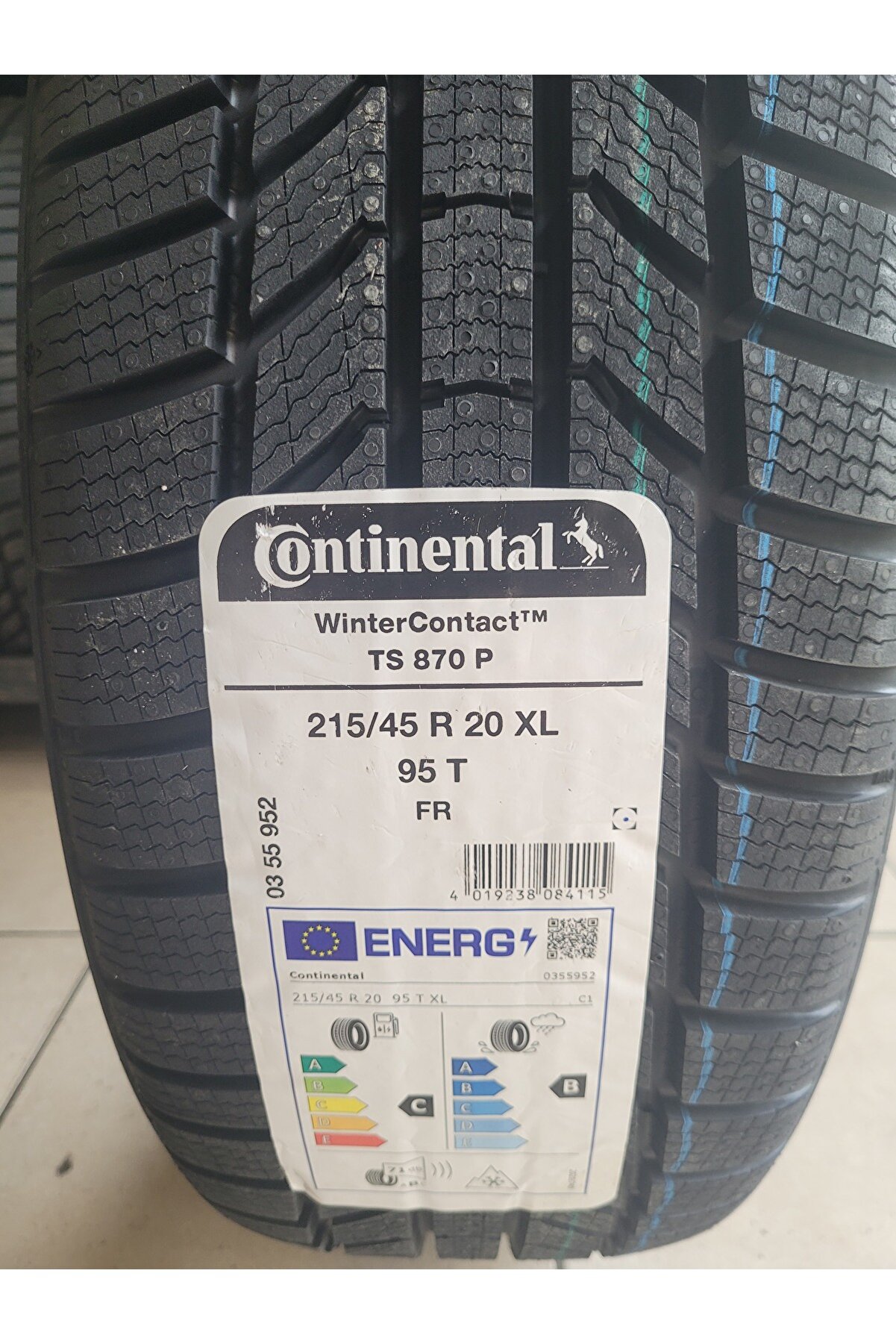 215/45R20 Winter Contact TS870P 95T XL Set Olarak (4 ADET) 2024 Üretim