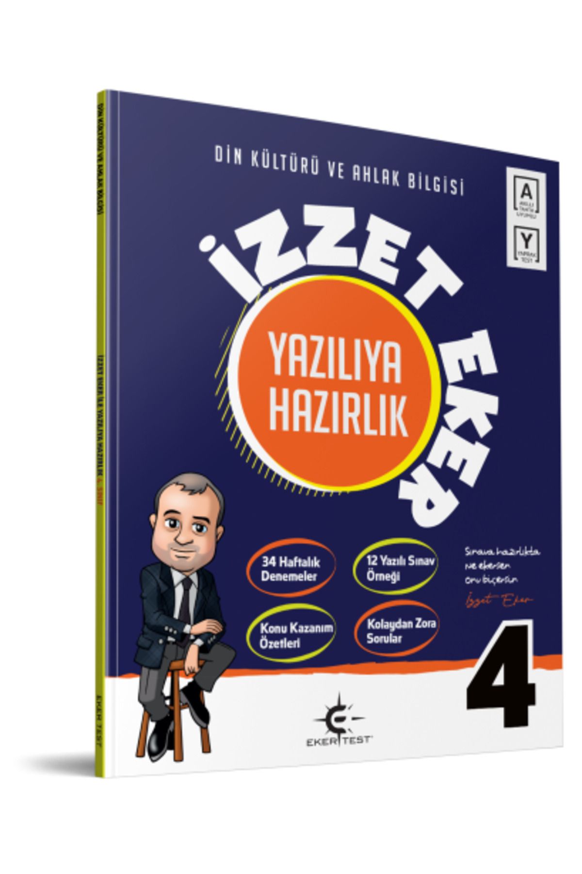 Arı Yayıncılık 4. Sınıf Din Kültürü ve Ahlak Bilgisi İzzet Eker ile Yazılıya Hazırlık / 9786059054997
