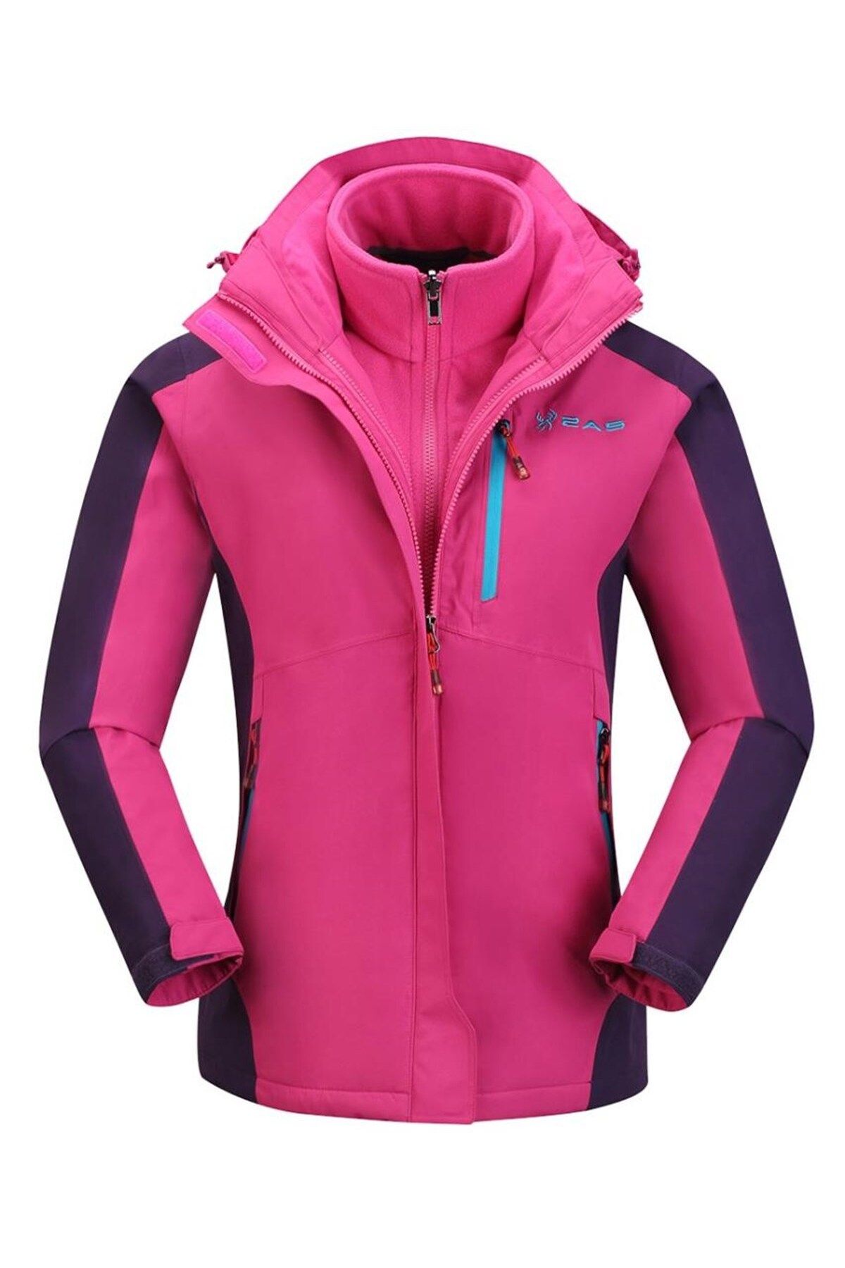 2AS Sparkle 3in1 Ceket-pembe
