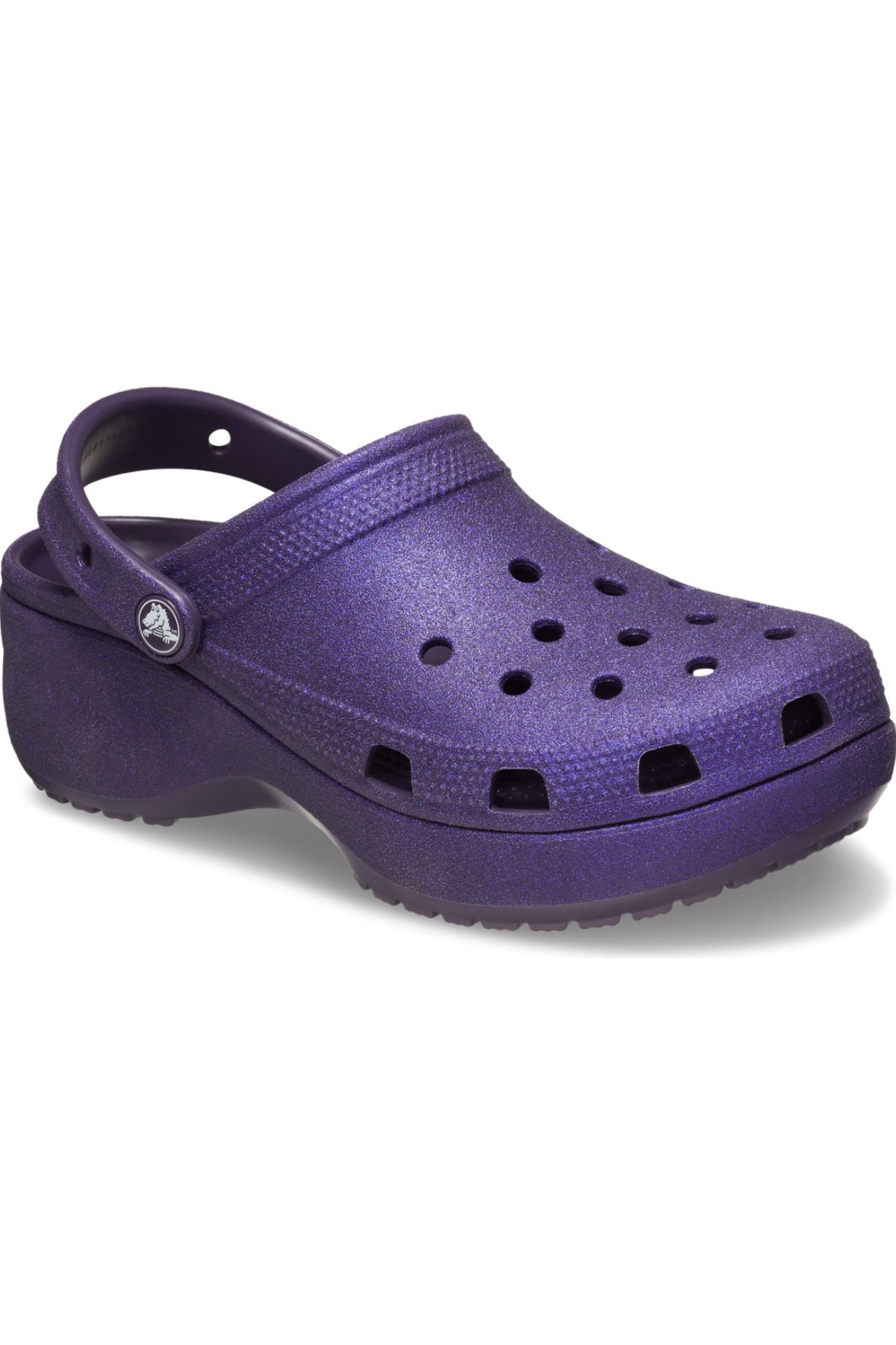 Crocs Classic Platform Glitter Clog W Mor Kadın Terlik 207241-5AS