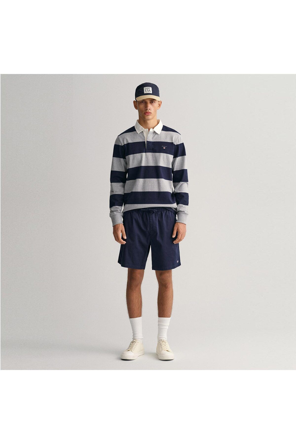 Gant Erkek Lacivert Regular Fit Şort