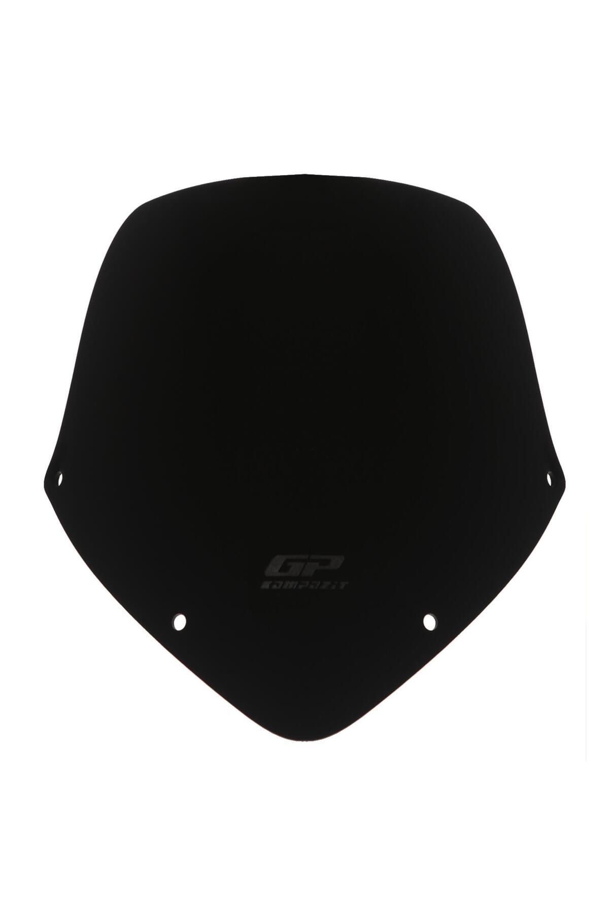 GP KOMPOZİT Gp Kompozit Honda Cbf150 2005-2017 Uyumlu Spor Ön Cam Siyah 29 Cm