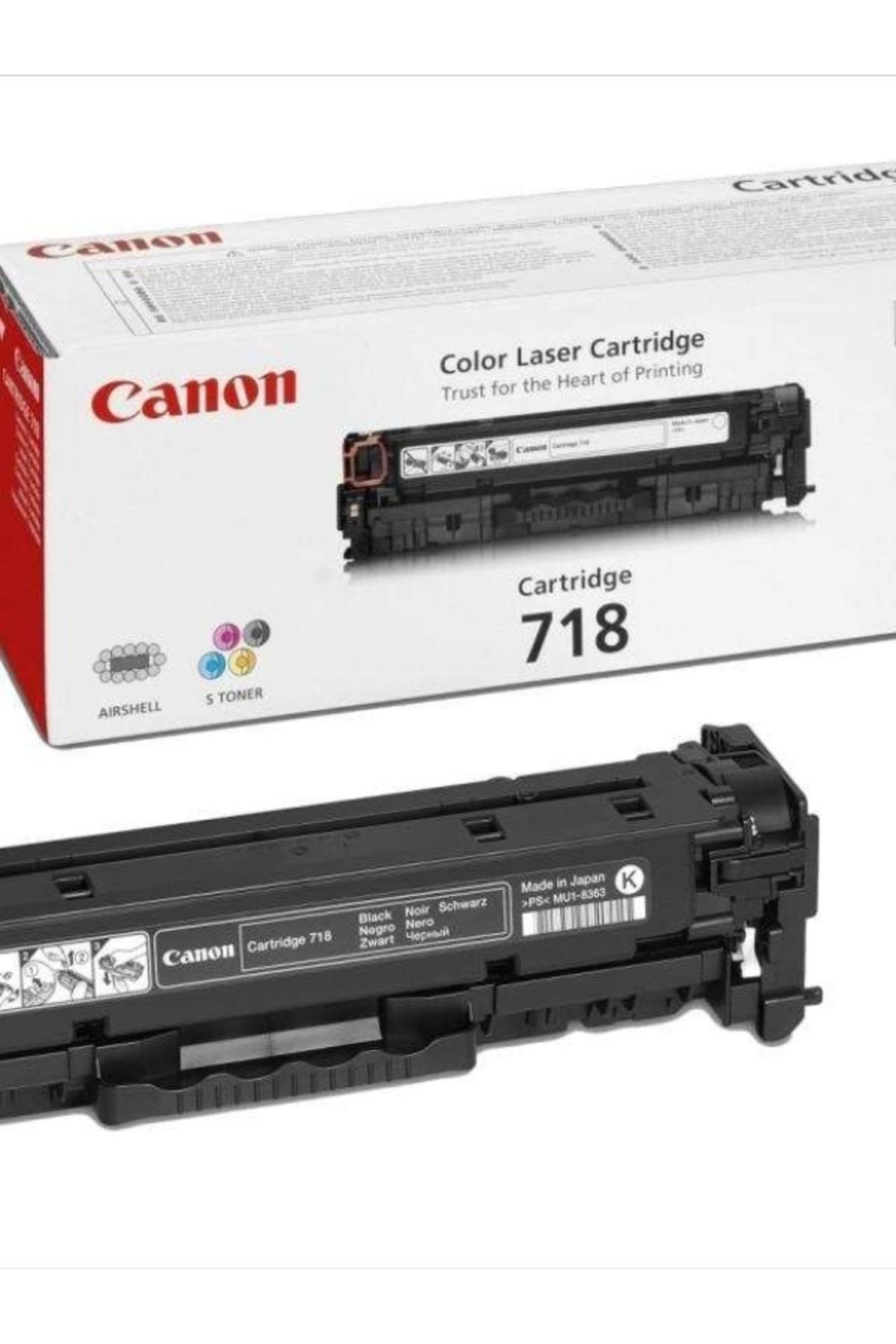 Canon Crg-718bk Black Siyah 2'li Toner Mf728-729 Mfc8350-8580 Lbp7210