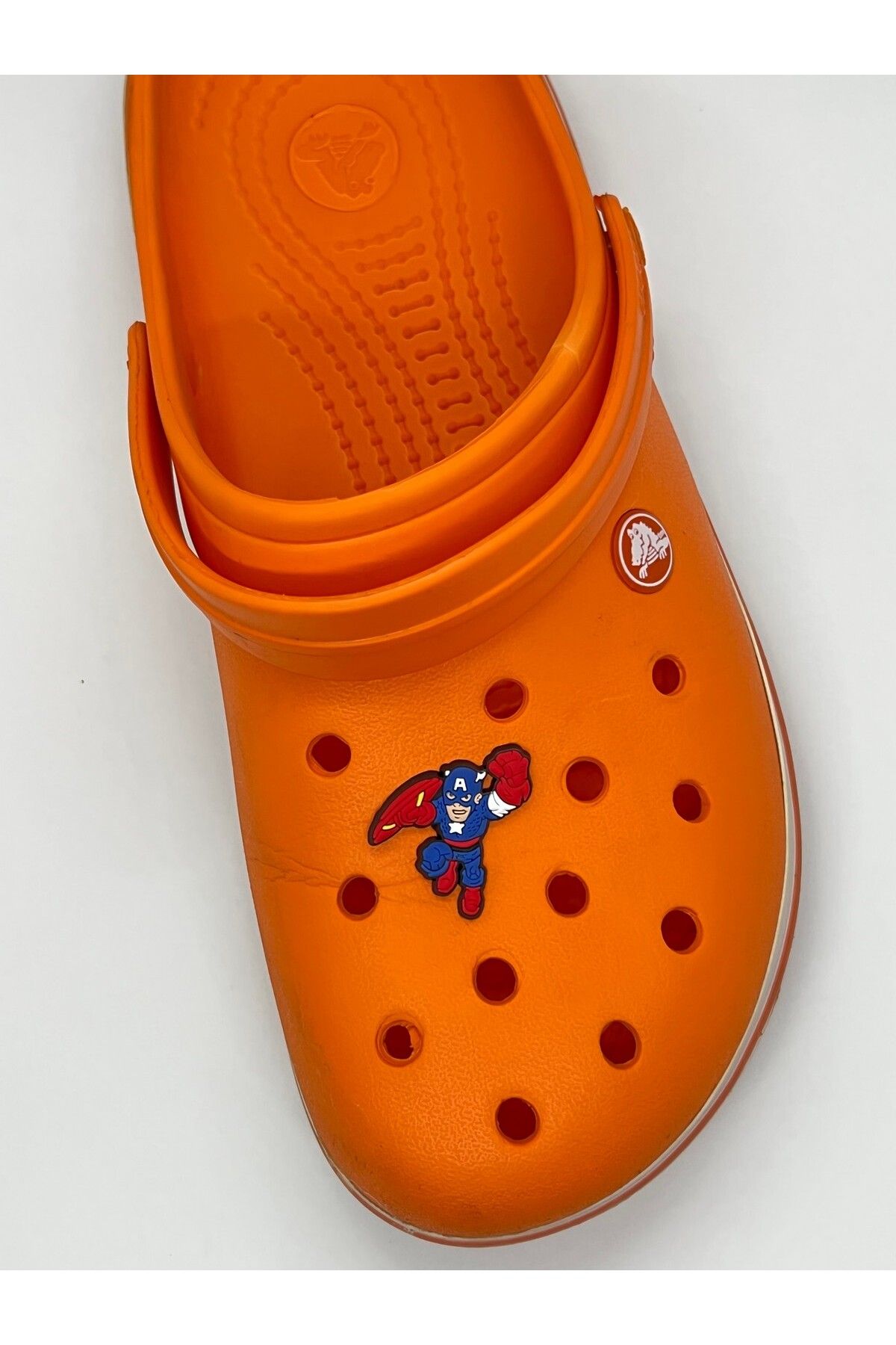 Sağlıkçı Shopping Kaptan Amerika 2 Temalı Temalı Jibbitz Crocs Terlik Süsü