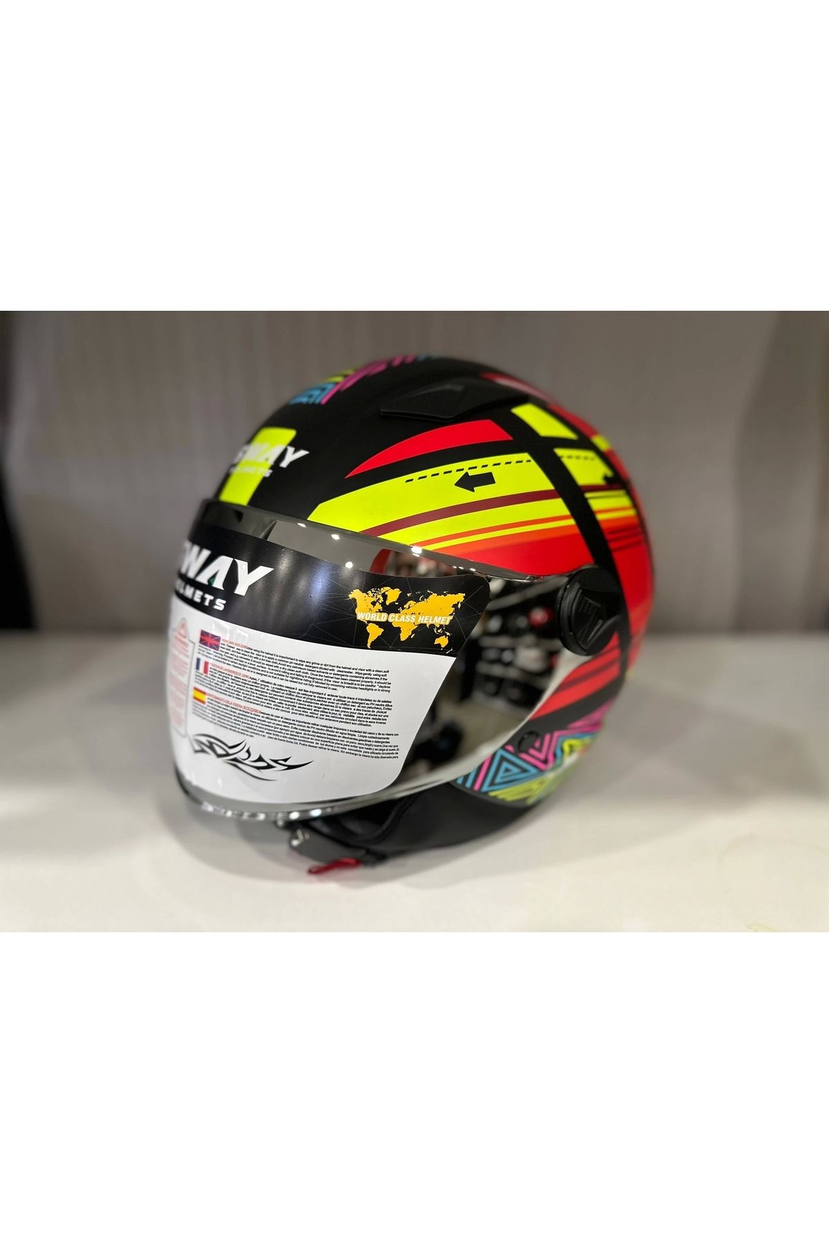 Sway KASK SWAY SW 765 COLOUR FULL ÇENESİZ