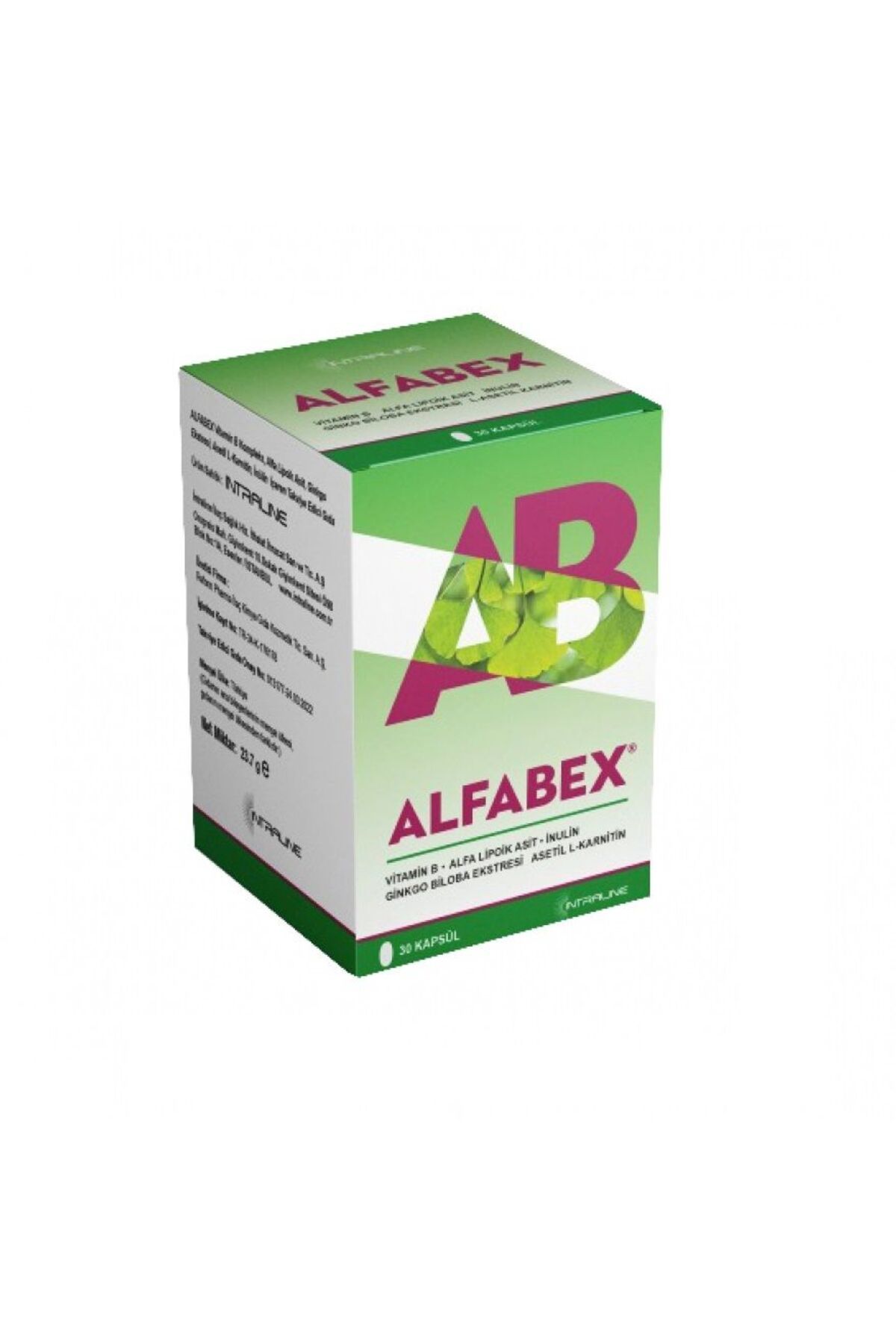 Intraline Alfabex 30 Kapsül