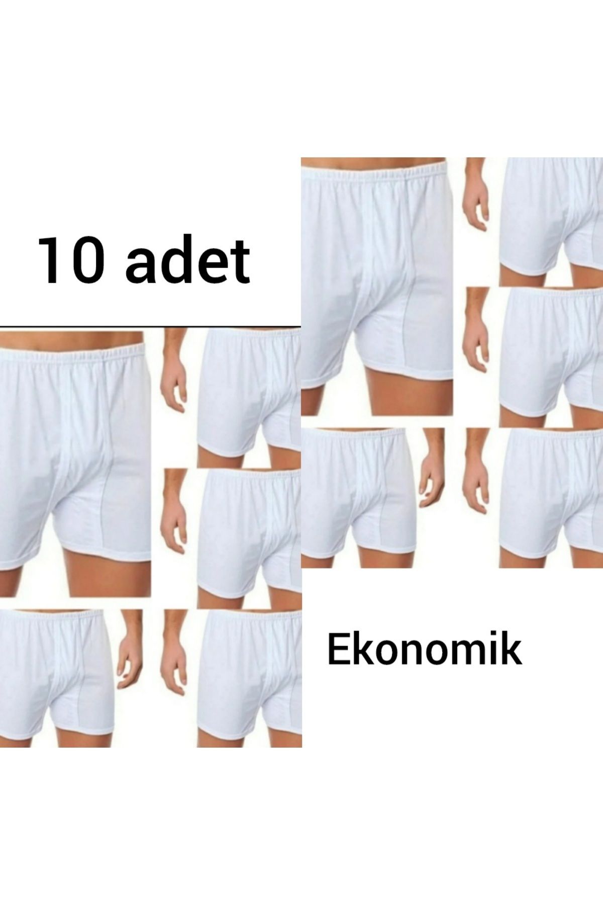 Modaley Giyim 10'lu erkek paçalı arjantin don