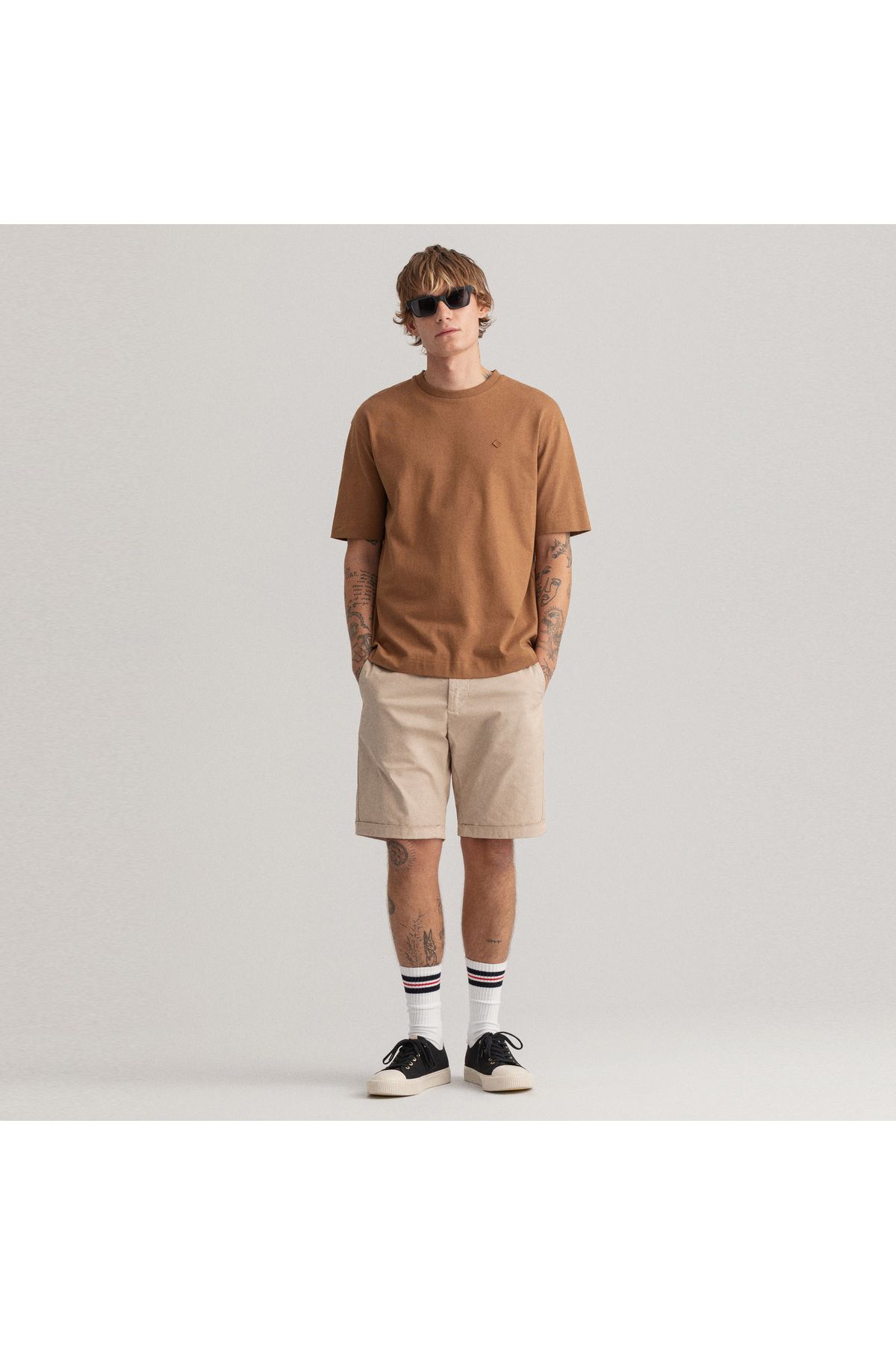 Gant Erkek Bej Regular Fit Şort