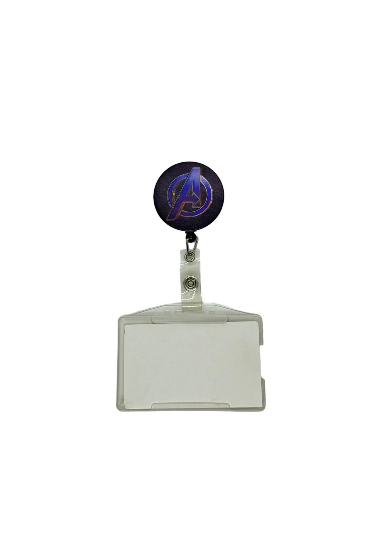 Sağlıkçı Shopping Marvl Avengrs Temalı Metal Yoyo Kartlık Yoyo Yaka Kartlığı