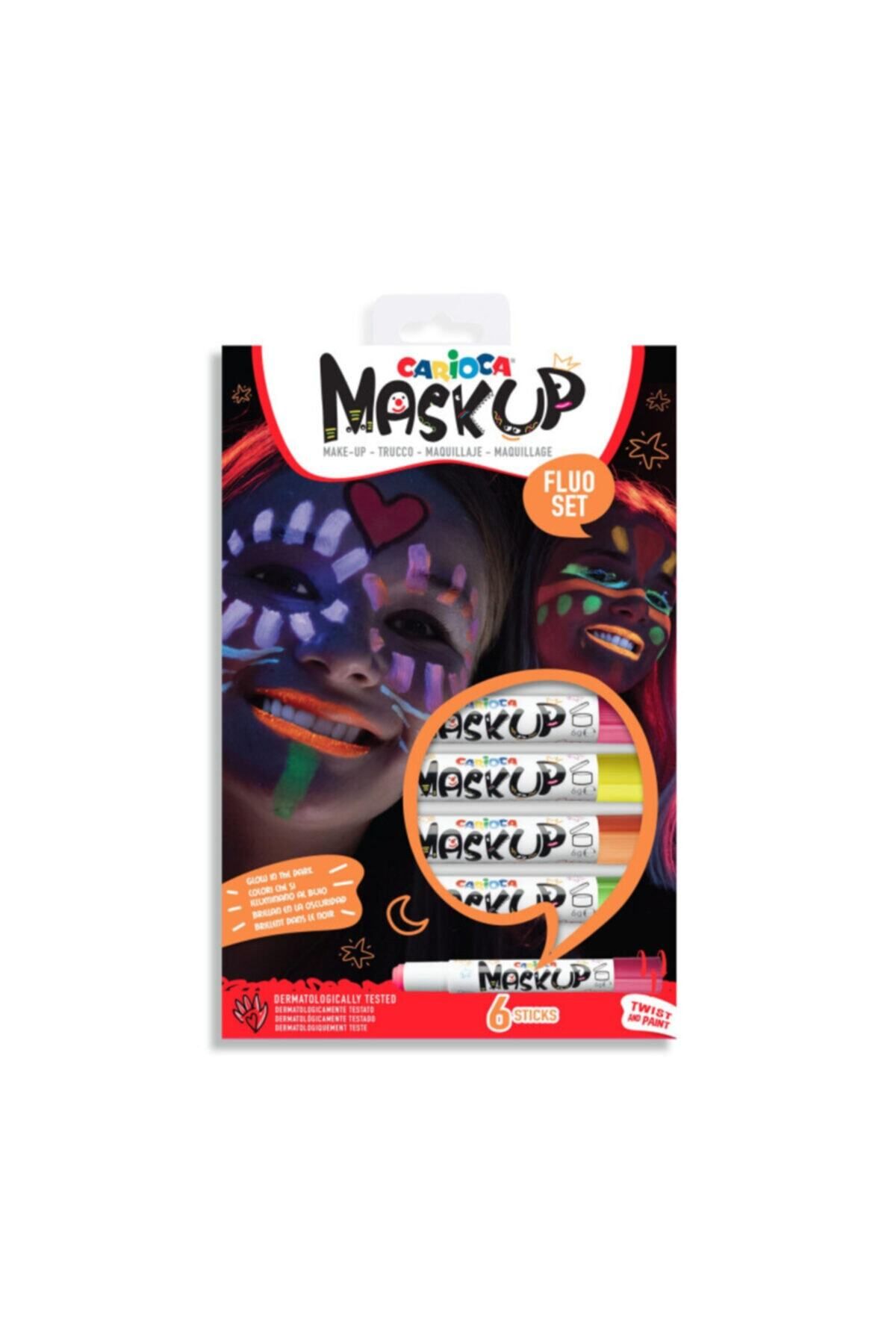 Mask Up Yüz Boyası -Neon 6 Renk