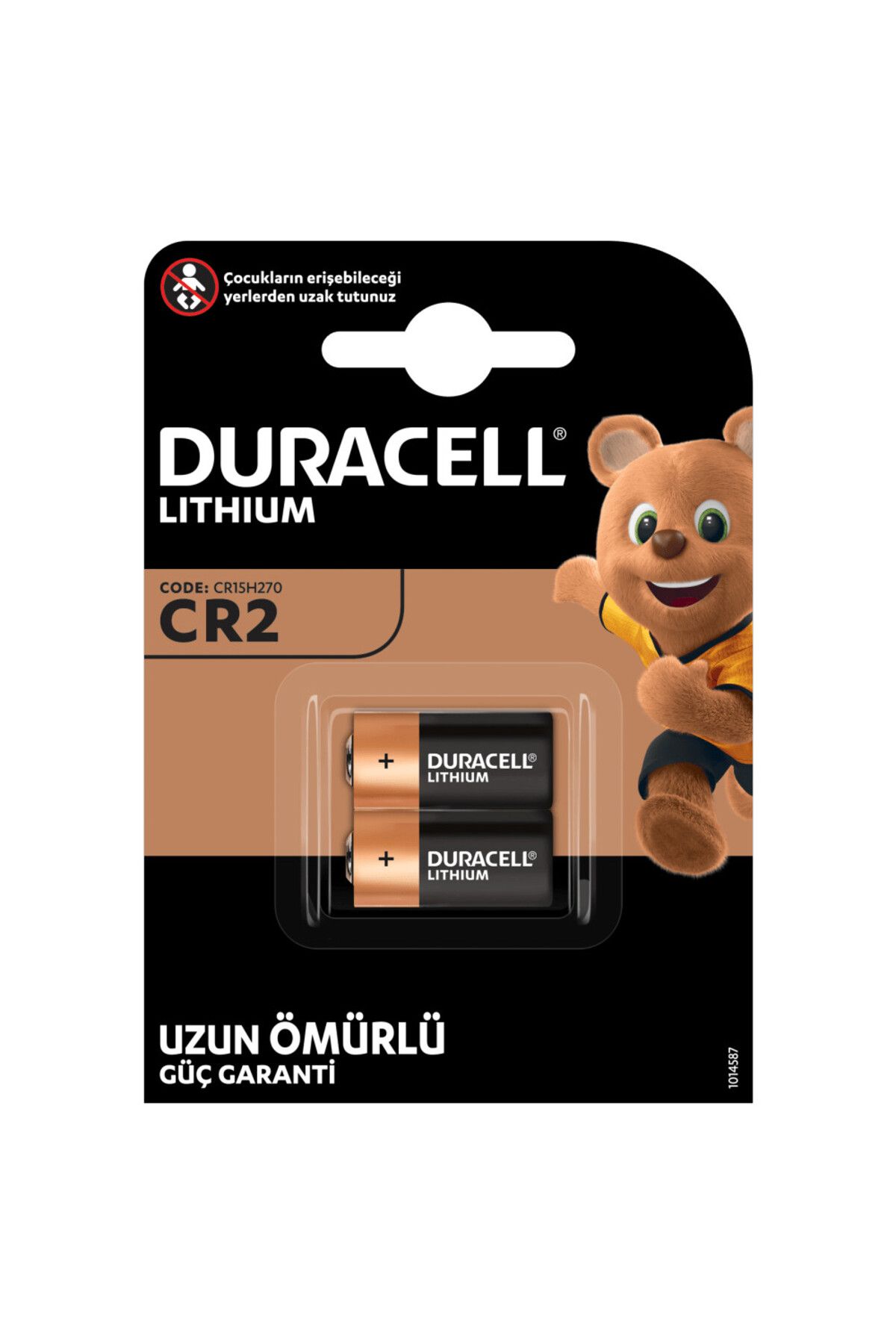 Duracell CR2 Yüksek Güçlü Lityum Pil (2'li paket) 3V (CR15H270)