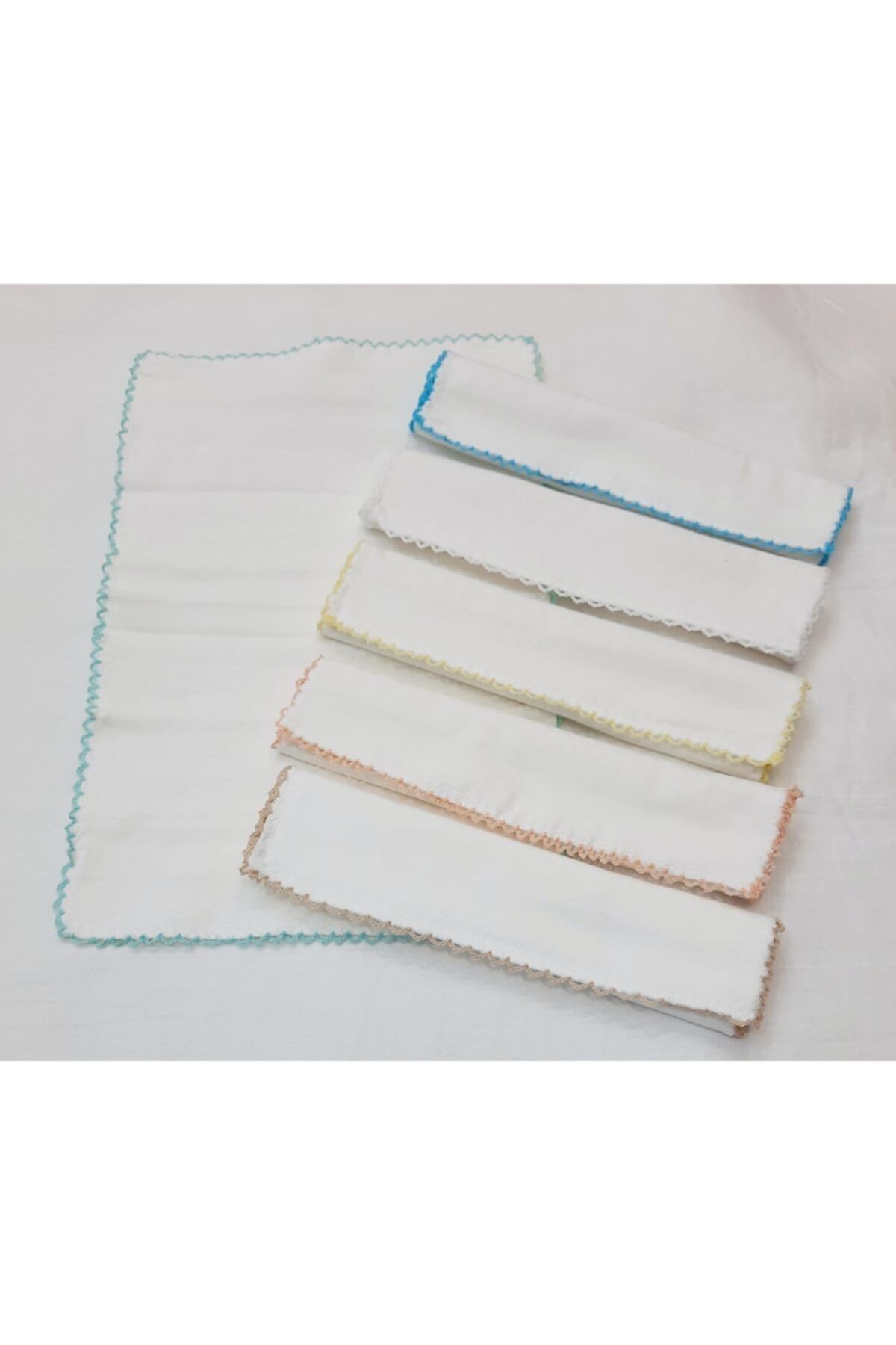 BERKAY Sun Tekstil'den Pamuklu 6 Adet 20*30 Cm Bebek Ağız Mendili