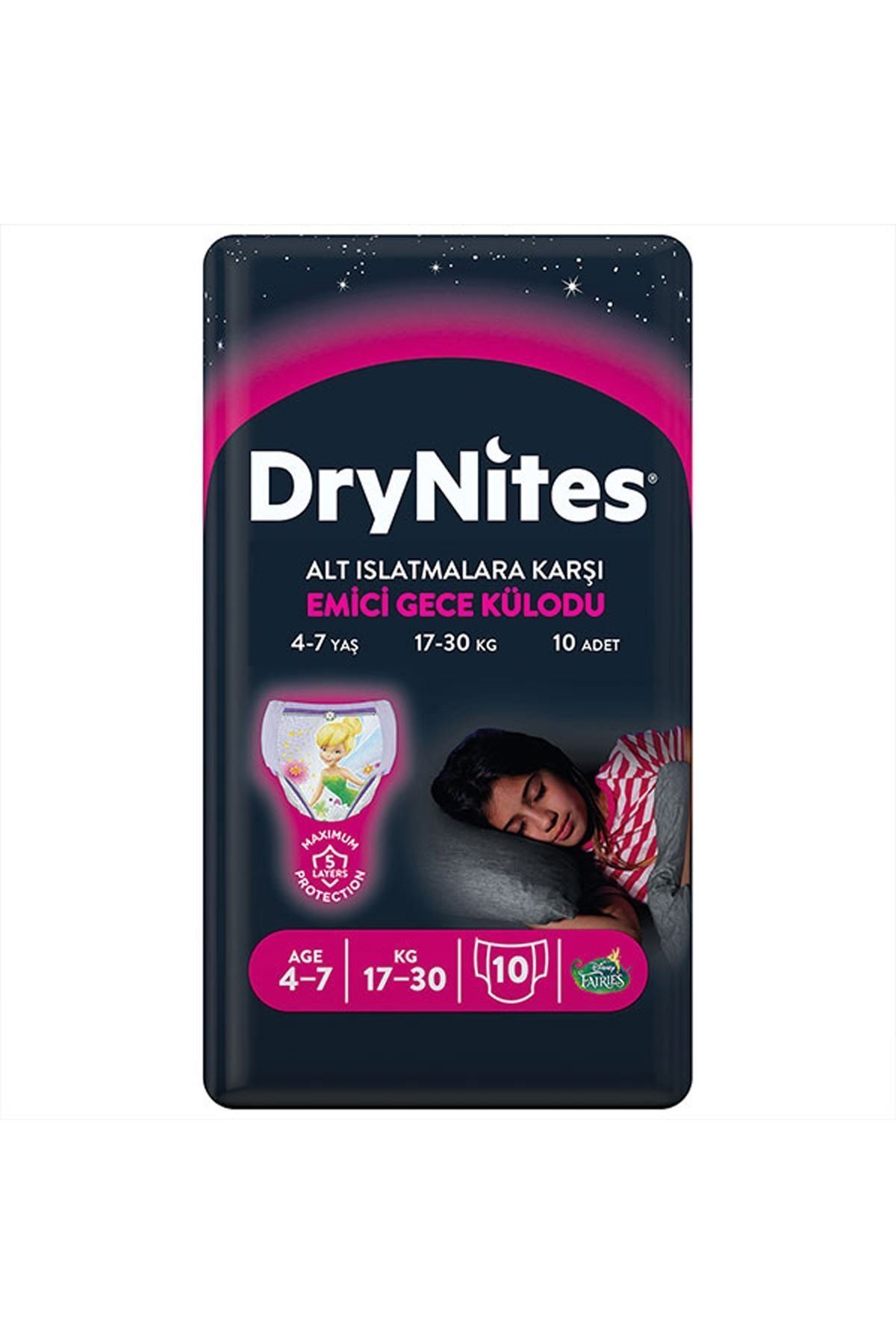Huggies Dry Nites Kız Gece Külodu Small 10 Lu