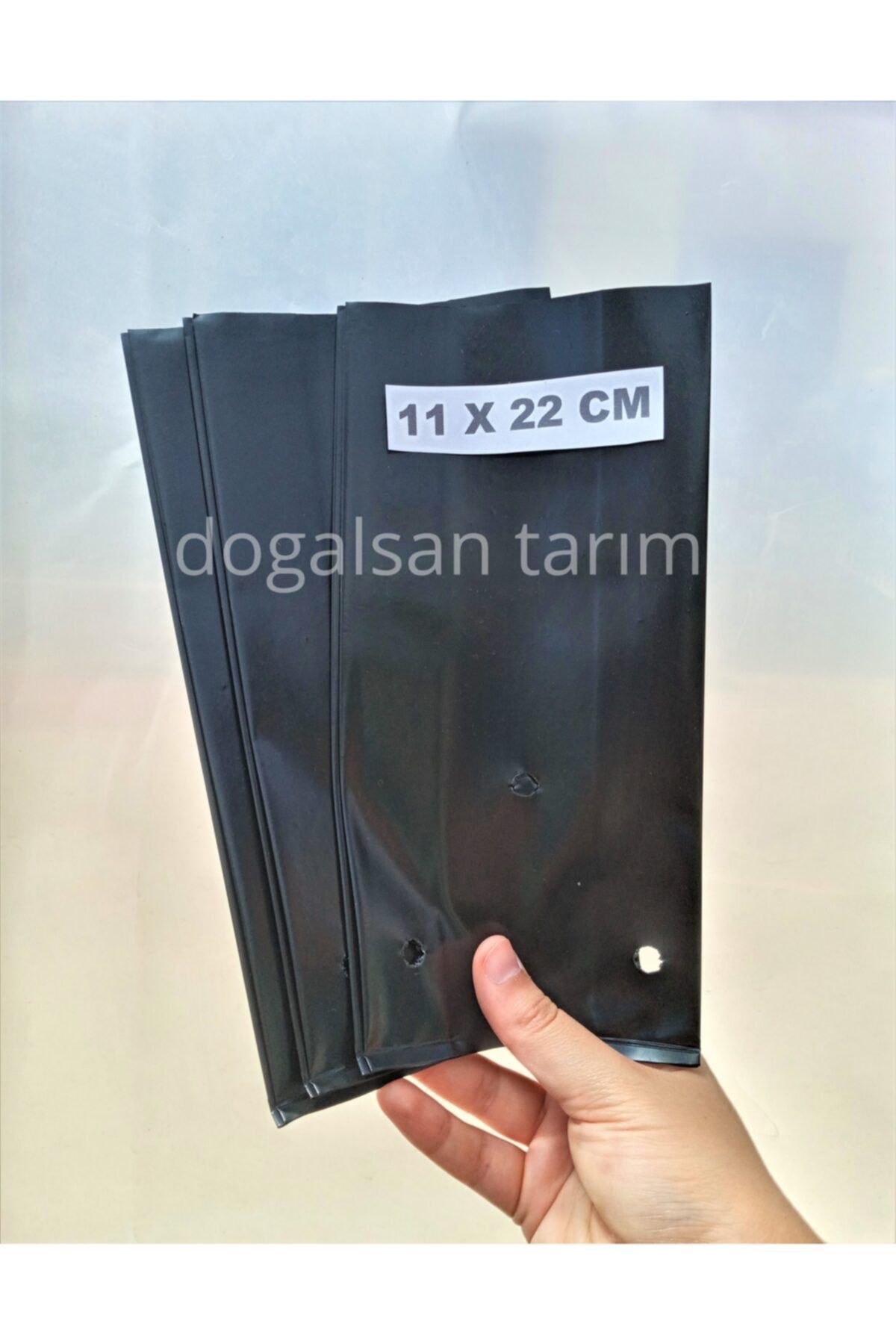Doğalsan Tarım Fidan Poşeti 11x22 Cm 1 Kg 120 Adet Fidan Torbası Fide Poşeti Fide Torbası Fide Tüpü Fide Yetiştir