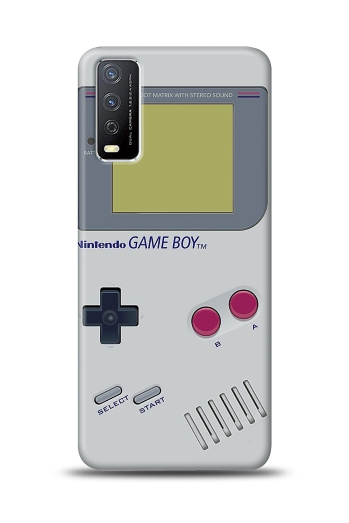 Mobilcadde Vivo Y12s Game Boy Resimli Kılıf