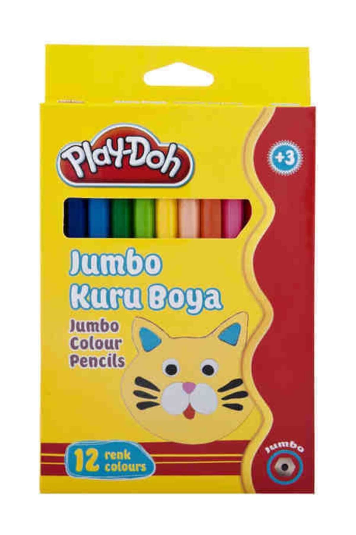 Play Doh Play-doh 12 Renk Tam Boy Jumbo Kuruboya Ku004