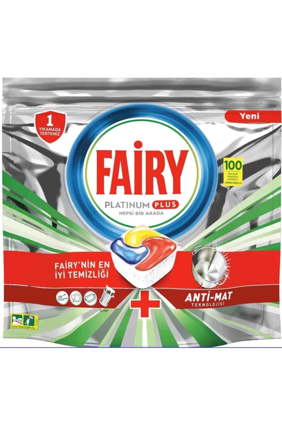 Fairy Platinum Plus Bulaşık Makinesi Kapsülü 100 Lü