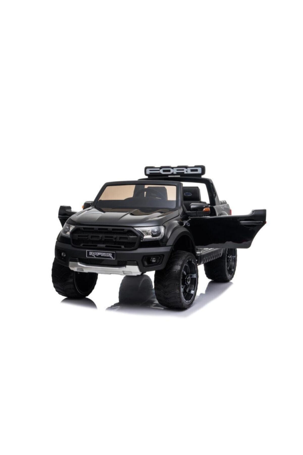 BARBUN Ford Ranger Raptor 12v Tablet Ekranlı Çift Kişilik Akülü Araba - Siyah