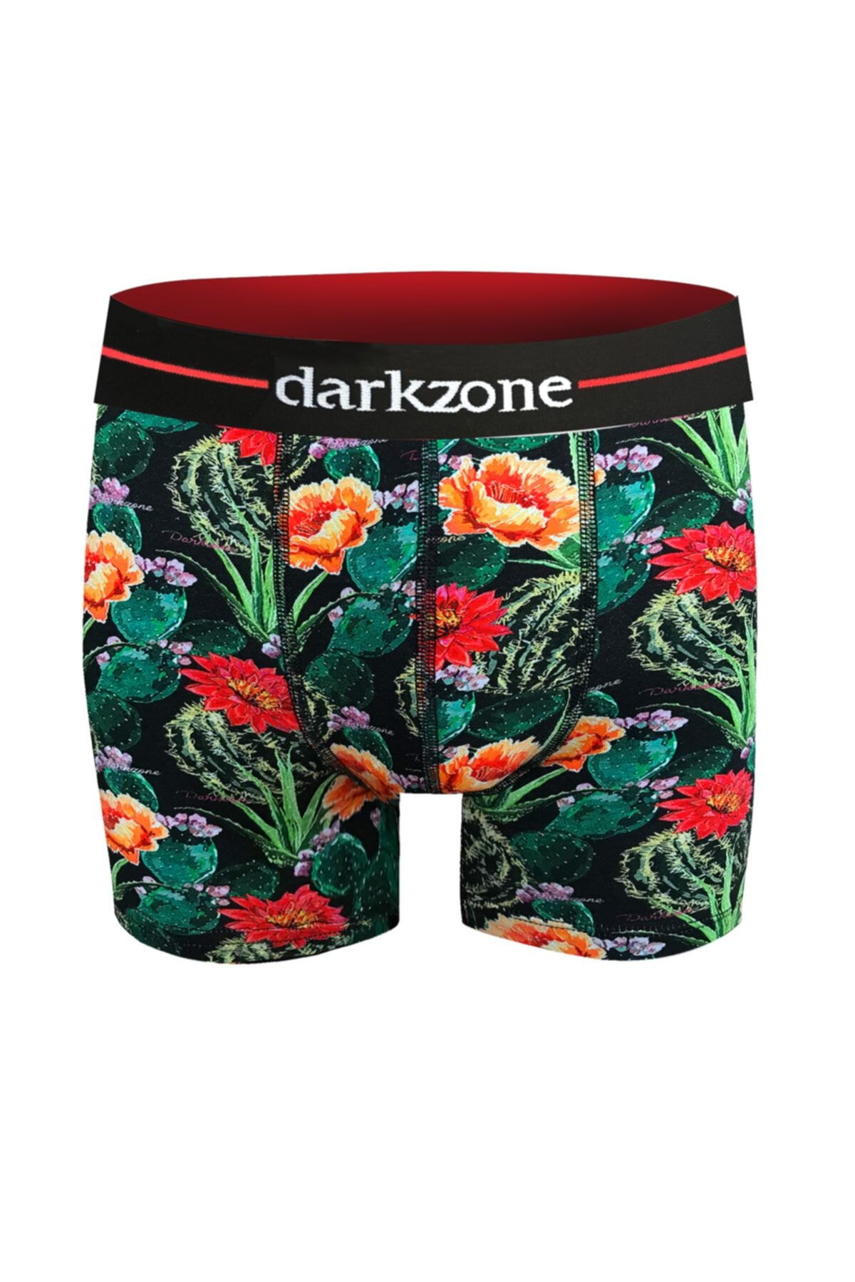Darkzone Dijital Baskılı Çiçek Desenli Erkek Boxer