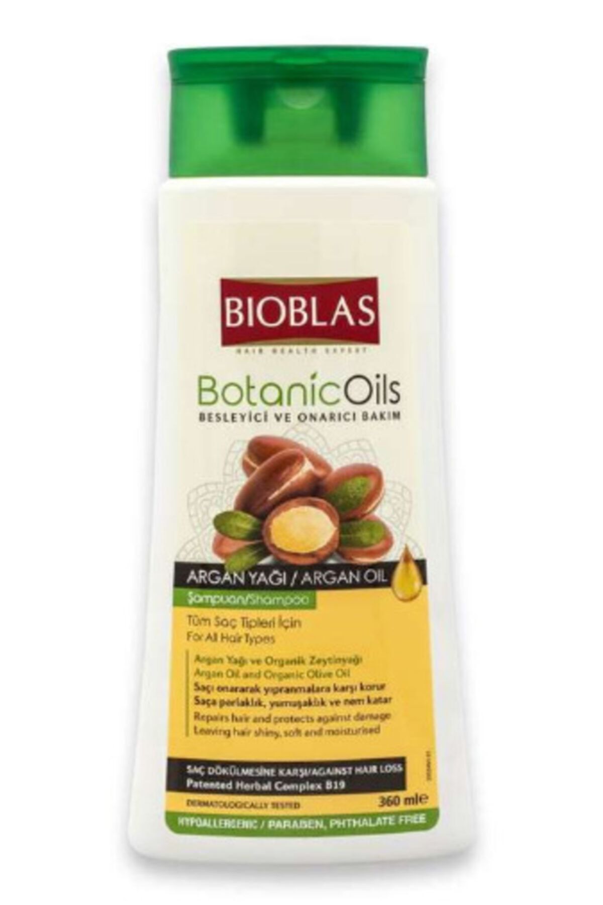 Bioblas Argan Yağı Özlü Şampuan (tüm Saç Tipleri Için) 360 Ml