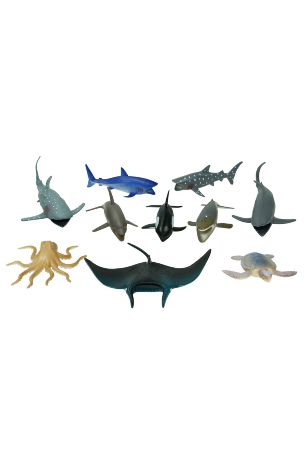 Vardem Kutulu 10 Parça Hayvan Seti Okyanus Hayvanları