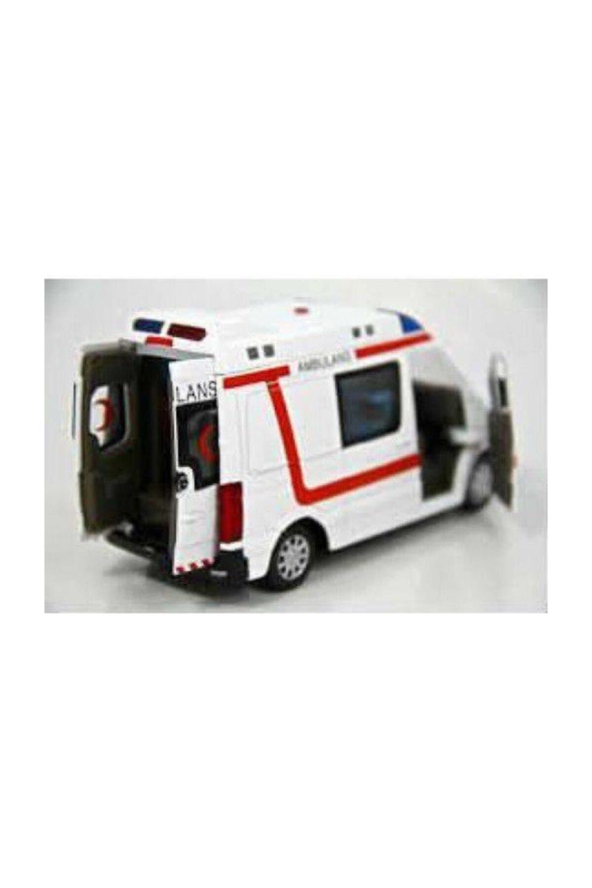 Vardem Çekbırak Işıklı Sesli 1:32 Ambulans Cp-64465-amblns