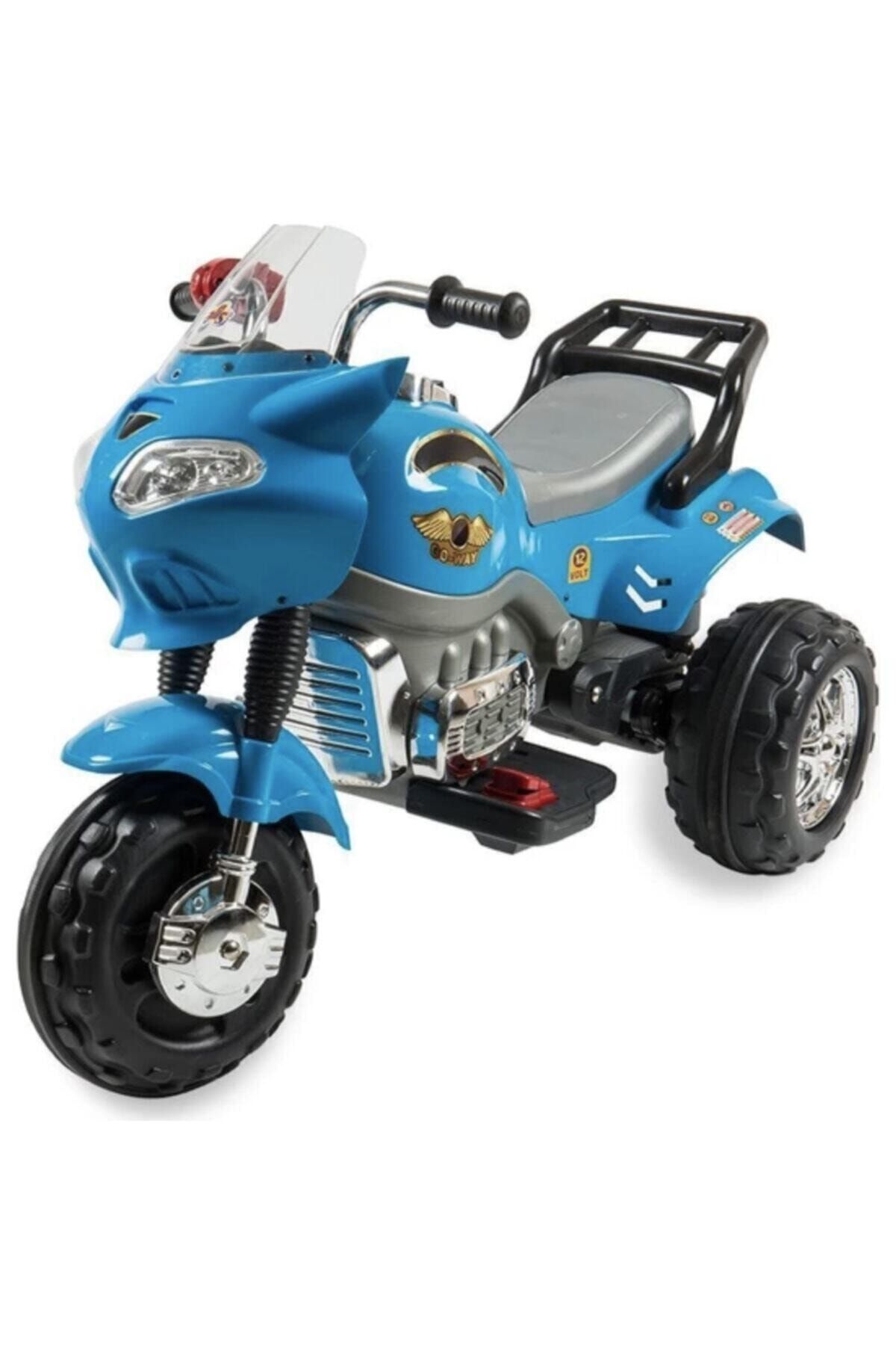 DEDE Çocuk Mavi 12 Volt Akülü Motorsiklet
