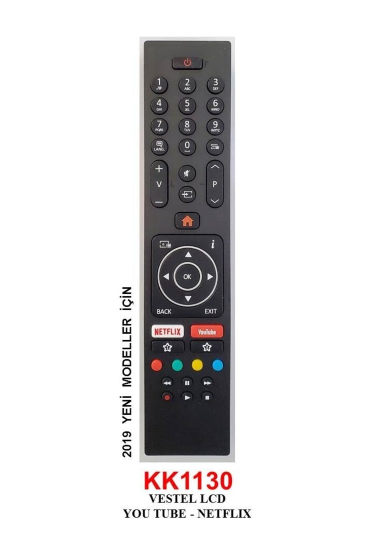 Profilo 4k Smart 55ud8450 55'' Lcd-led Tv Kumanda (RC43135 BLACK NOBRAND V2) Yazısız Kk1130-18560
