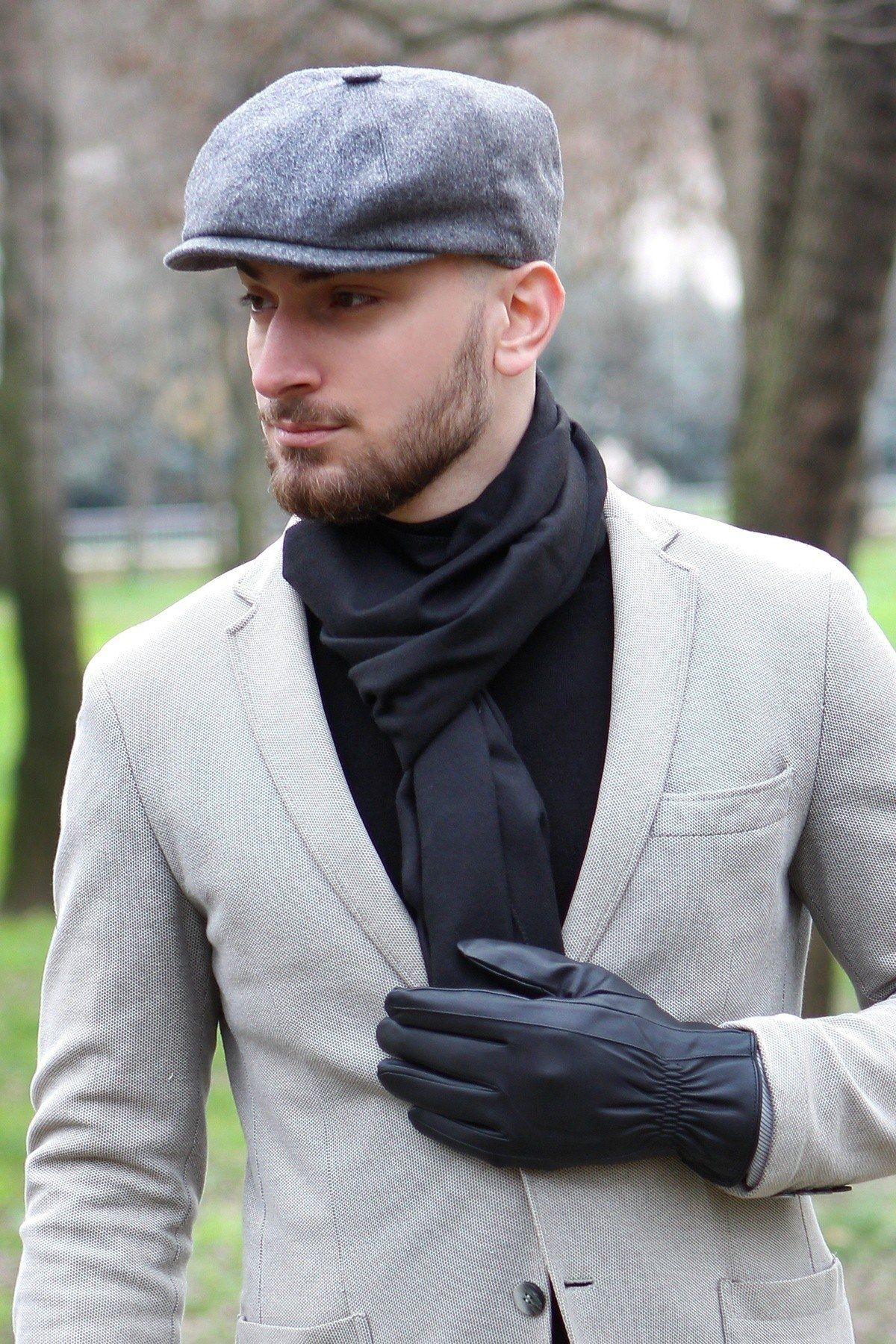 Bay Şapkacı Gri Erkek Peaky Blinders Ingiliz Kasket 7440