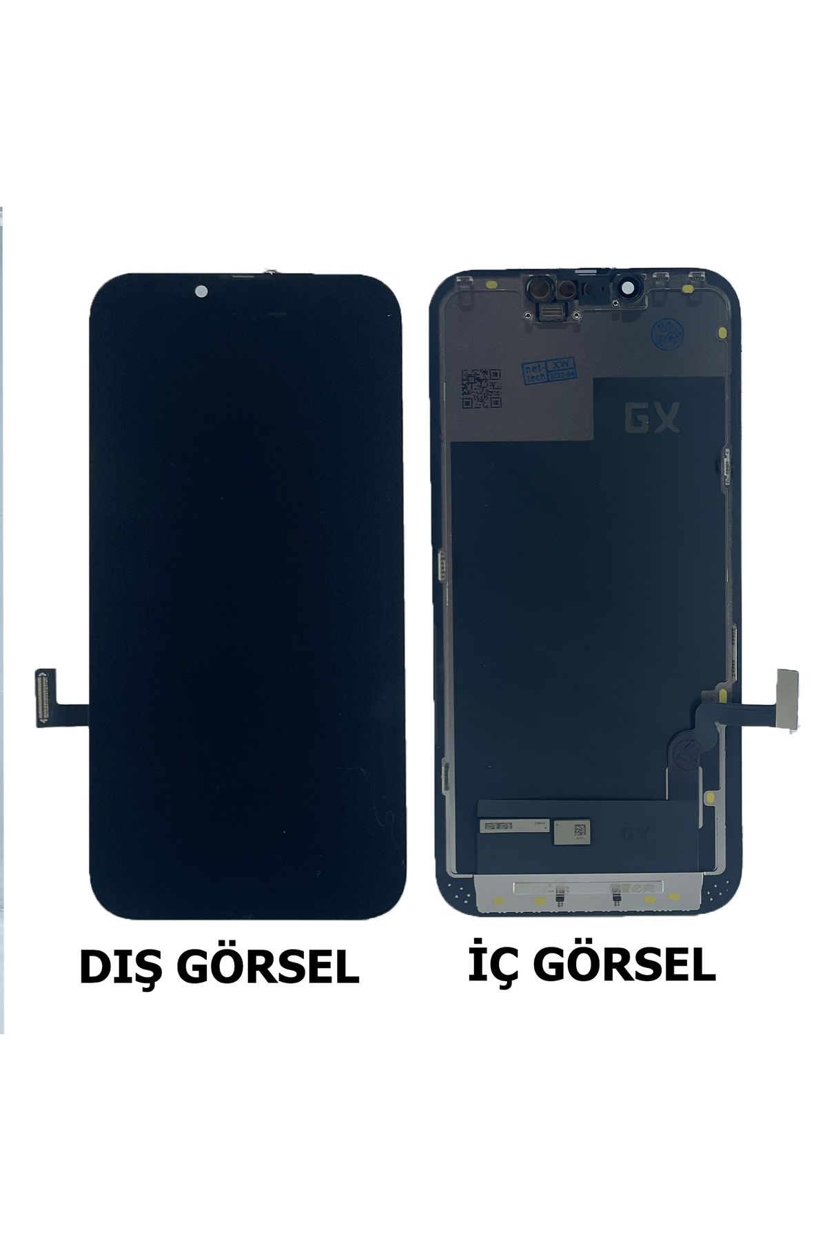 Nettech Teknonet Iphone 13 Uyumlu Gx Oled Lcd Dokunmatik Çıtalı - Siyah