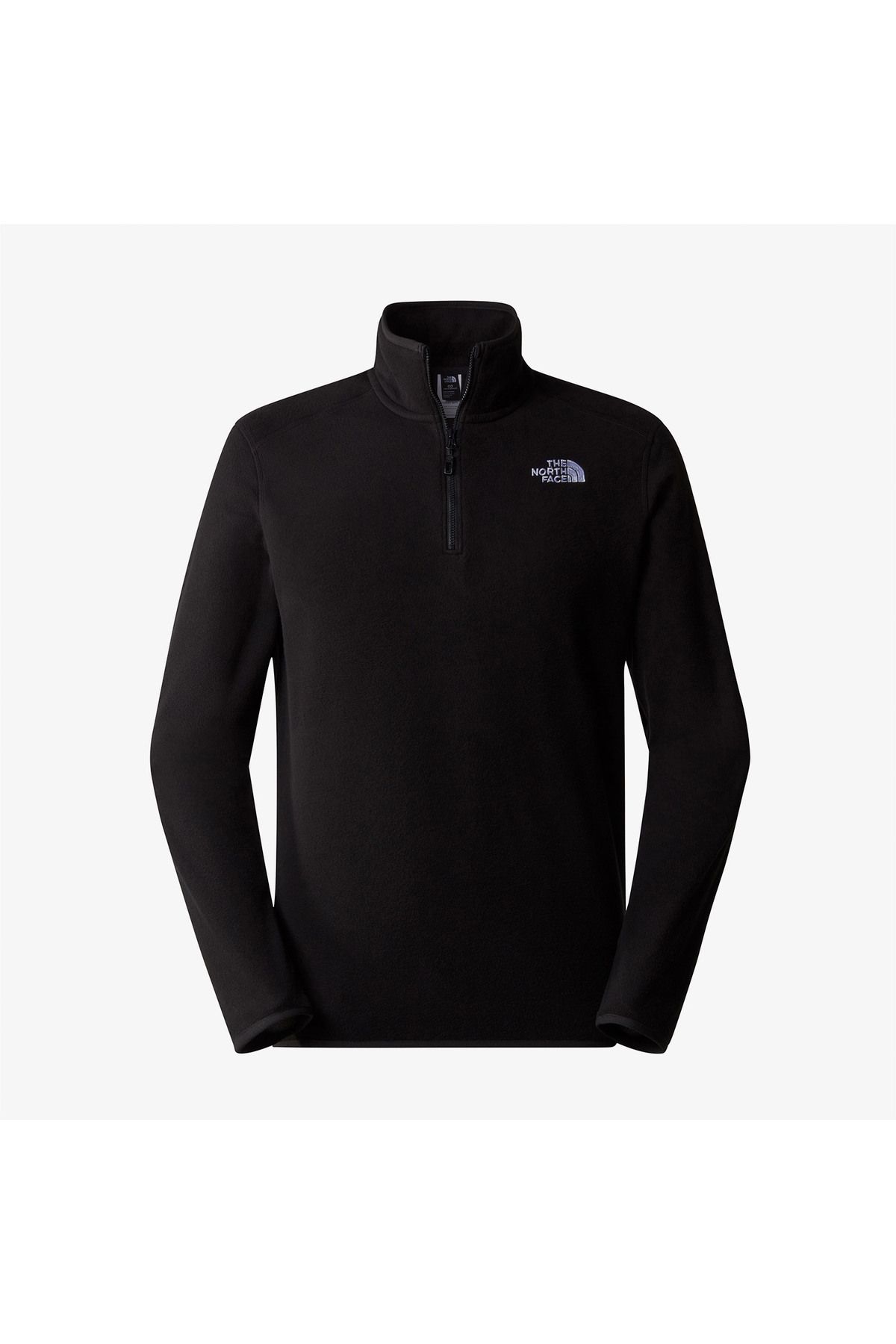 The North Face 100 Glacier 1/4 Zip Erkek Siyah Polar