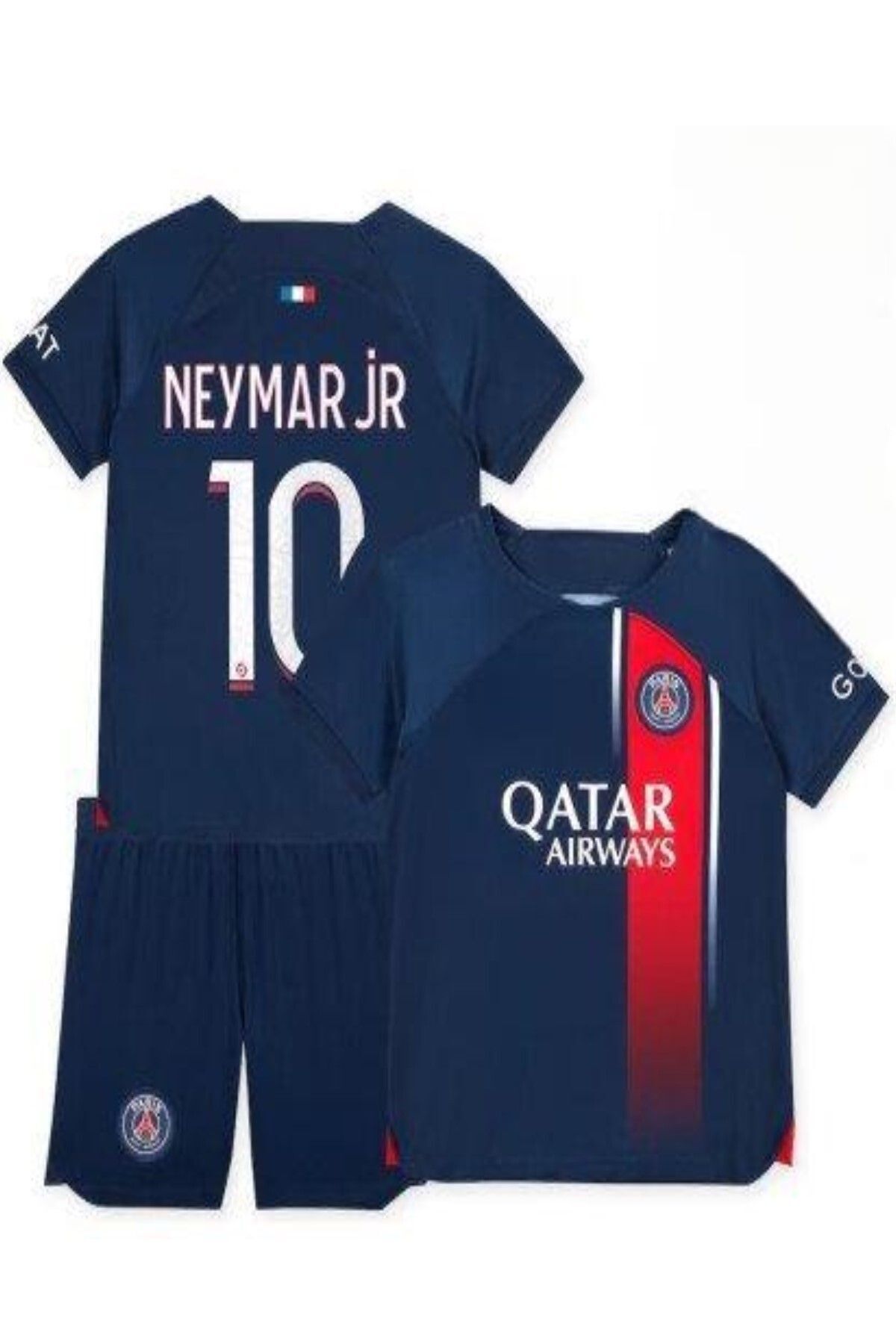 kombinezyum Neymar Jr 10 P:s:g Paris Çocuk Forması (FORMA ŞORT ÇORAP) 3 Lü Set