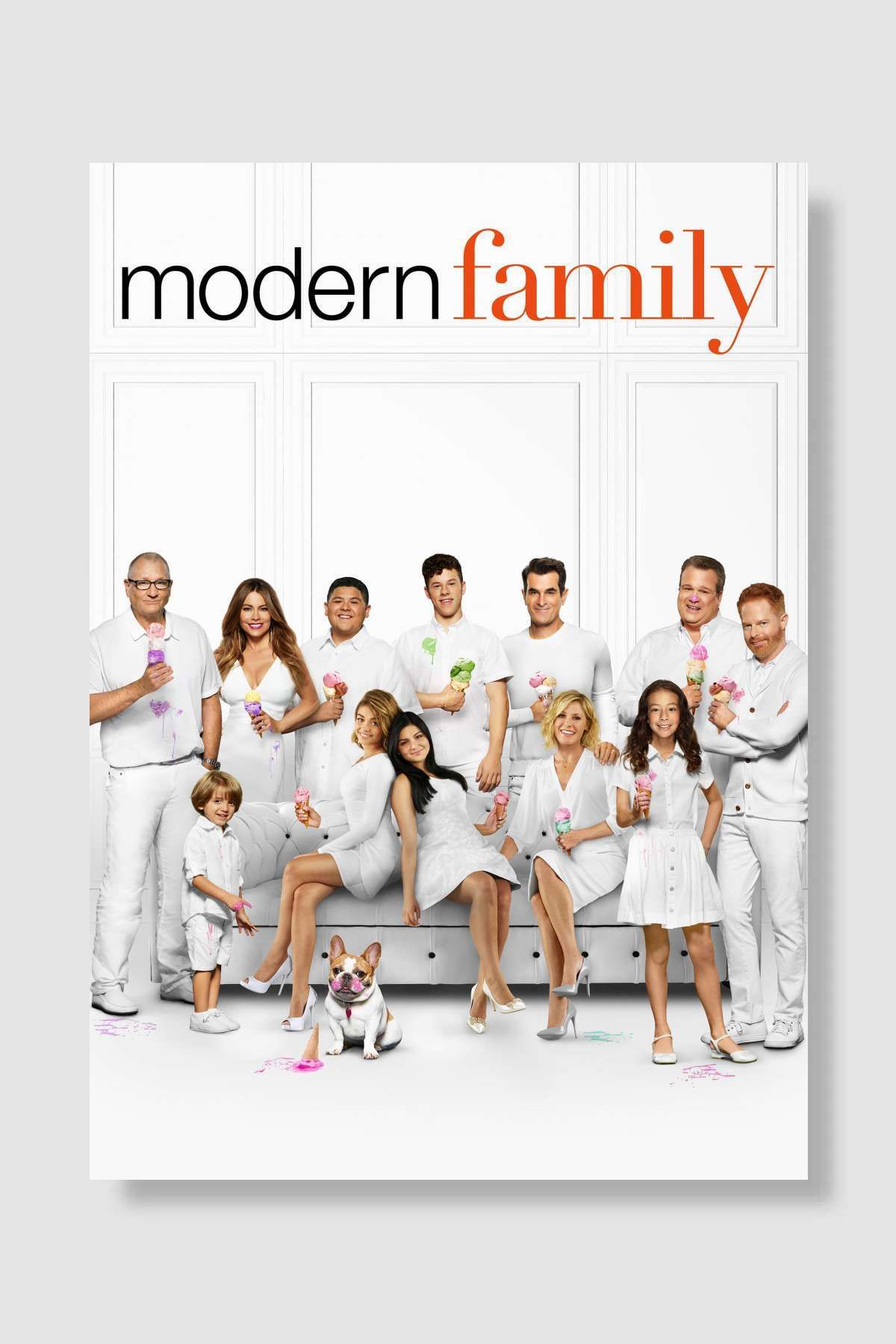 Mudi Store Modern Family Dizi Poster Çerçevesiz Yüksek Kalite Dizi Afiş Duvar Poster