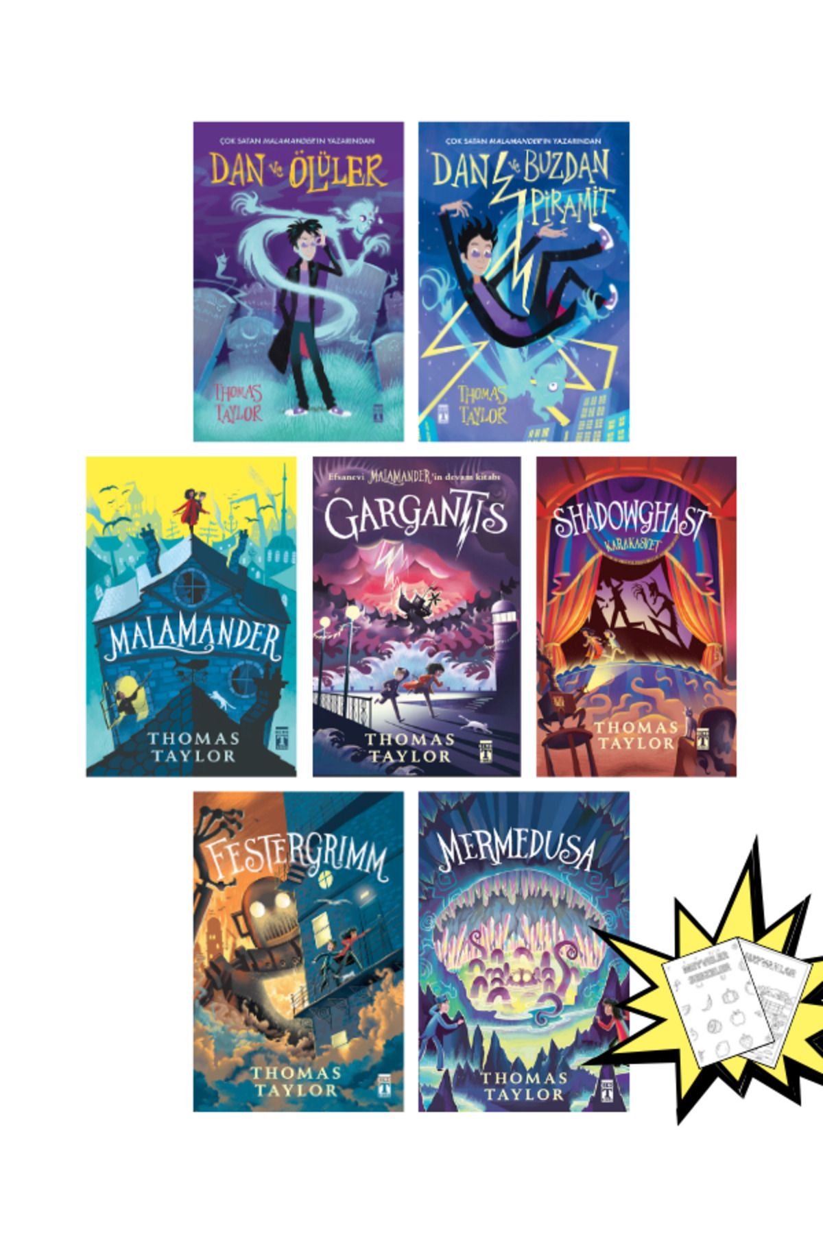 Genç Timaş Boyamalı Dan ve  Ölüler Buzdan Piramit Malamander Gargantis Mermedusa Festergrimm Shadowghast 5, 6,