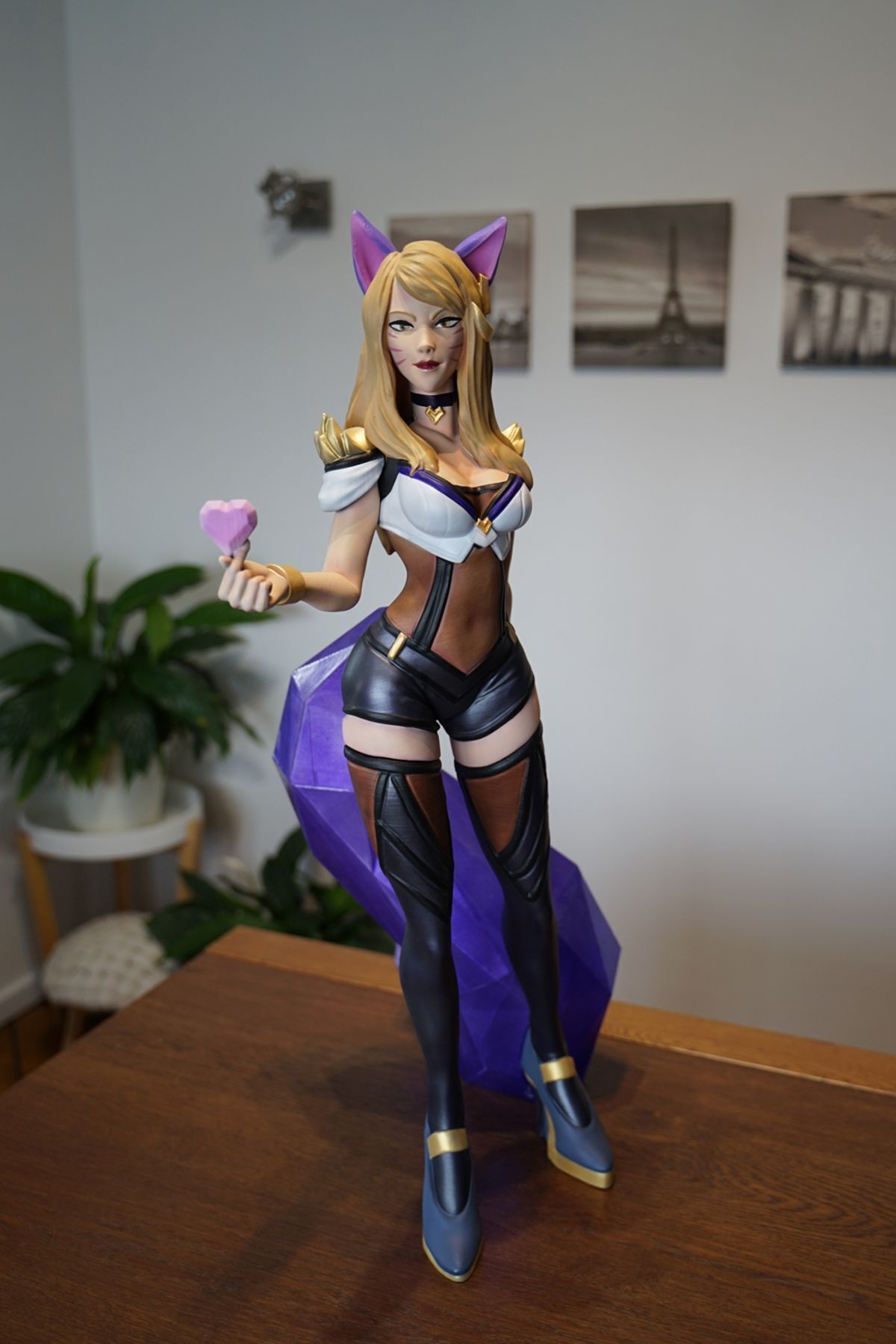 Genel Markalar LOL Ahri Figür League of Legends Dokuz Kuyruklu Tilki Ahri Character Figure Figür Büyük Boy 25CM