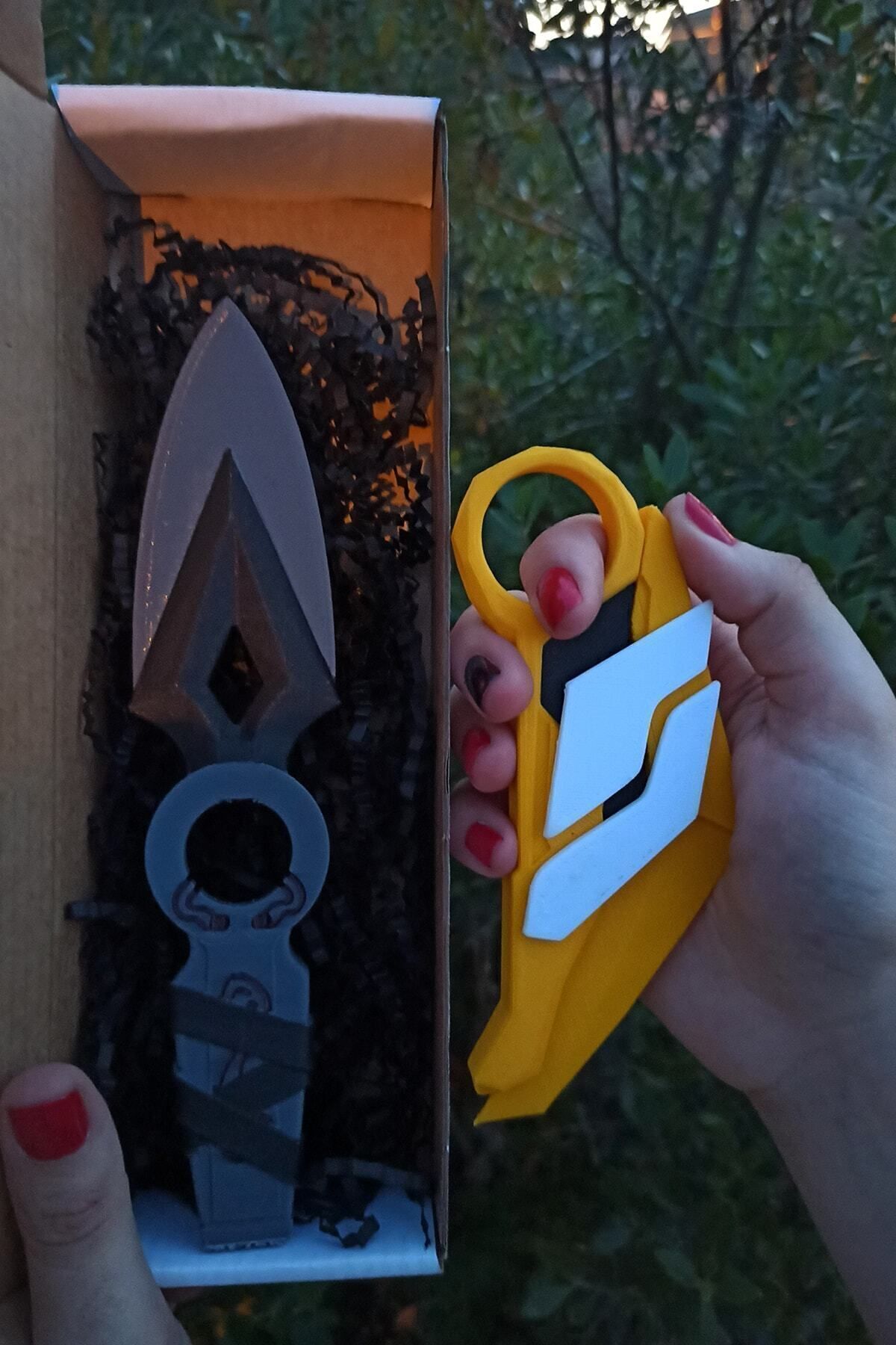 NOBY Valorant Jett Bıçağı Ve Katlanabilir Asil Karambit