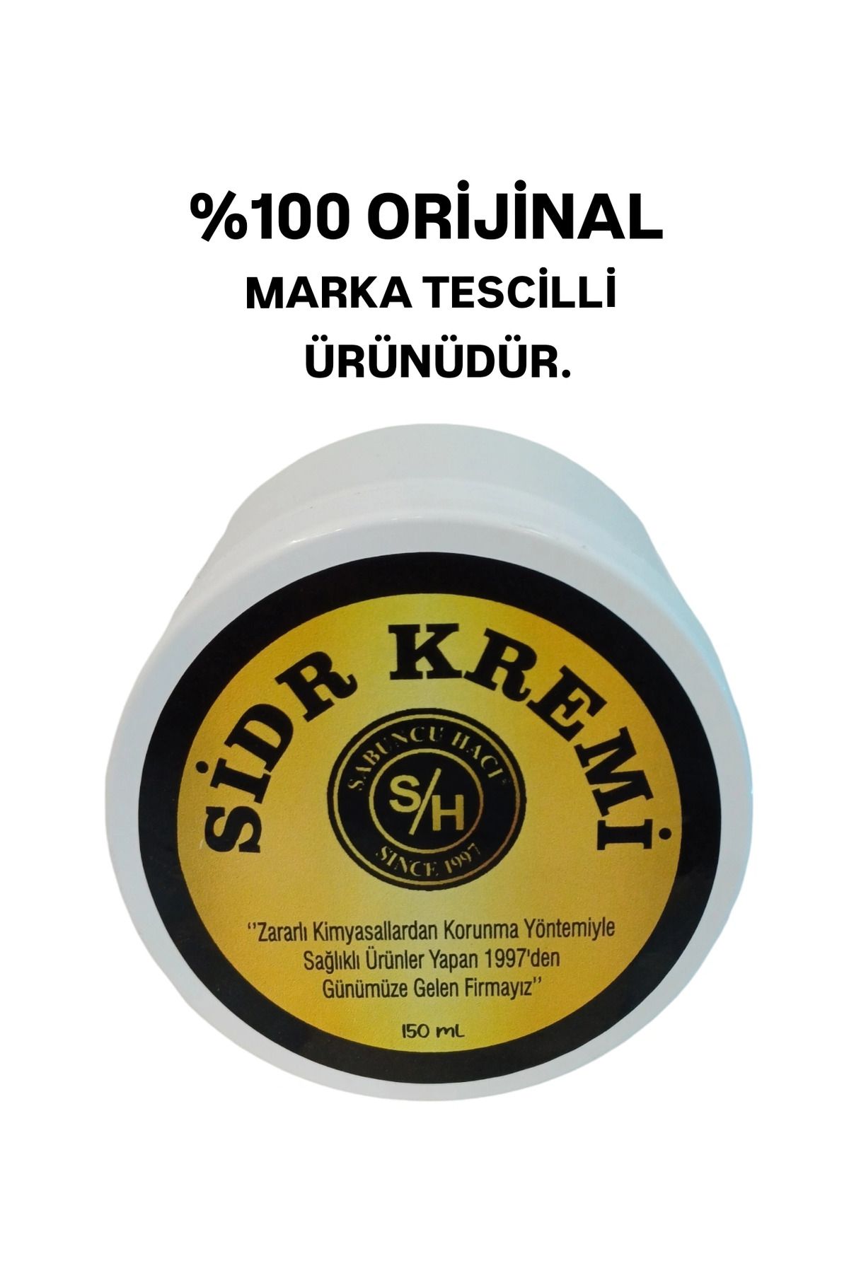 Sabuncu Hacı Es-sidre Orijinal Sidr Sidir Kremi Sidir Yaparağı Karşımlı Bitkisel Sidr Kremi Miski Amberli 150 ml