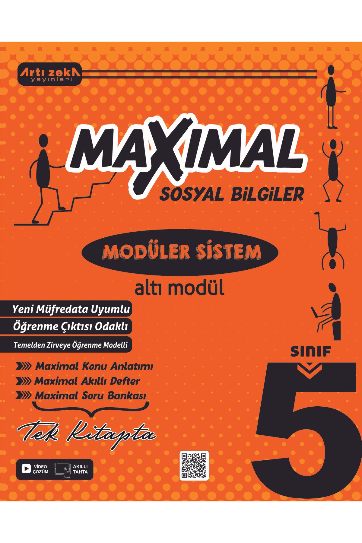 Artı Zeka Yayınları 5. Sınıf Maxımal Sosyal Bilgiler Modüler Sistem Seti (6 MODÜL) Maximal