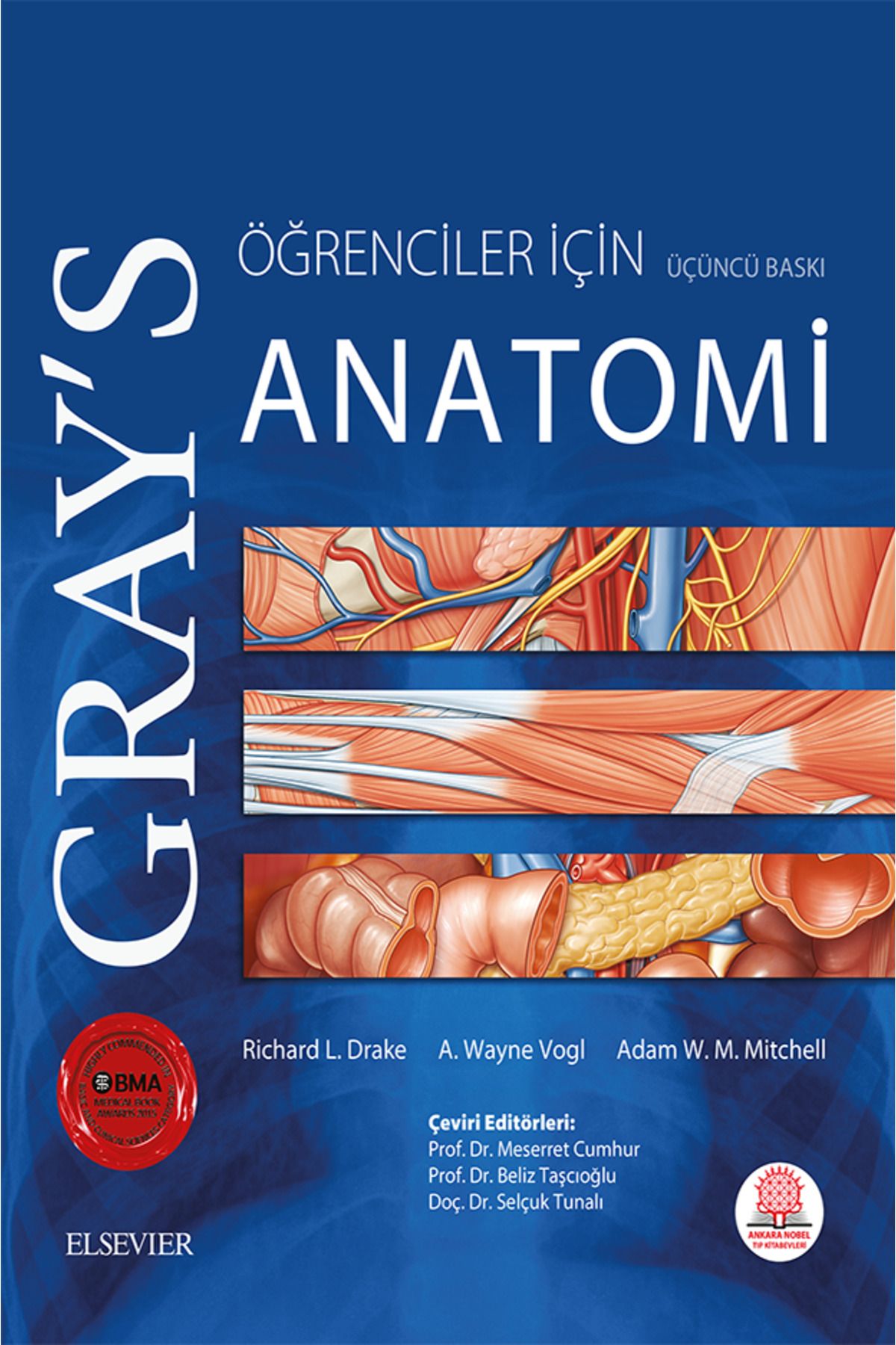 Ankara Nobel Tıp Kitapevleri Gray's Anatomi Öğrenciler Için