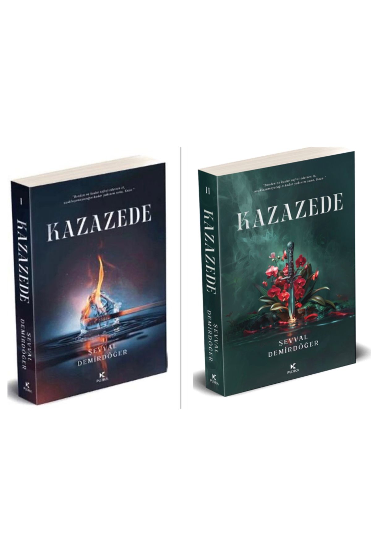 Pukka yayınları Kazazede 1-2 Ciltsiz Set-şevval Demirdöğer