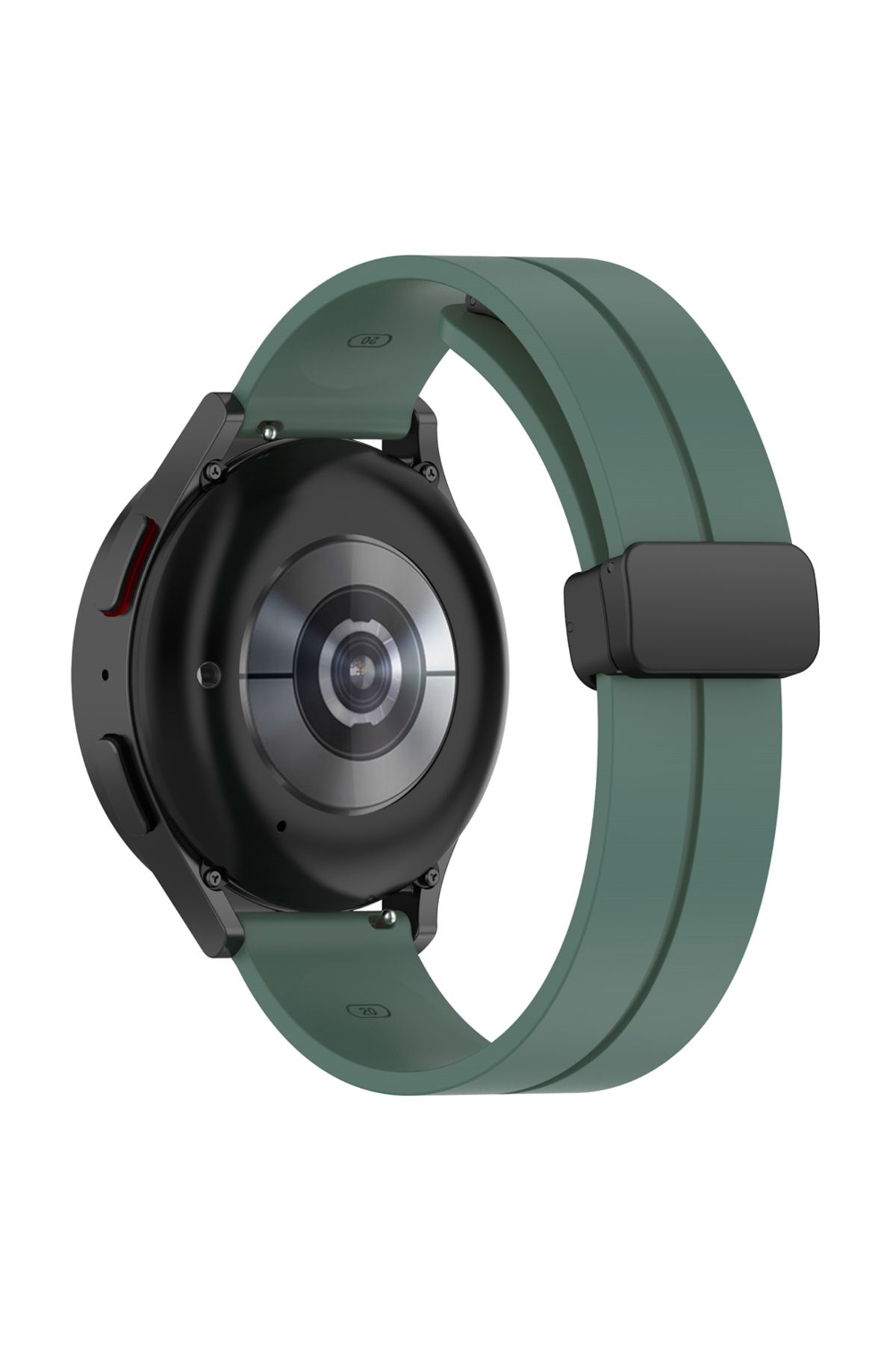 UnDePlus Huawei Watch 3 Gt Gt2 Gt2e Gt3 Gt4 Gt5 Pro Se Elite 46mm Kordon Magnetli Ayarlanır Silikon Kordon 22